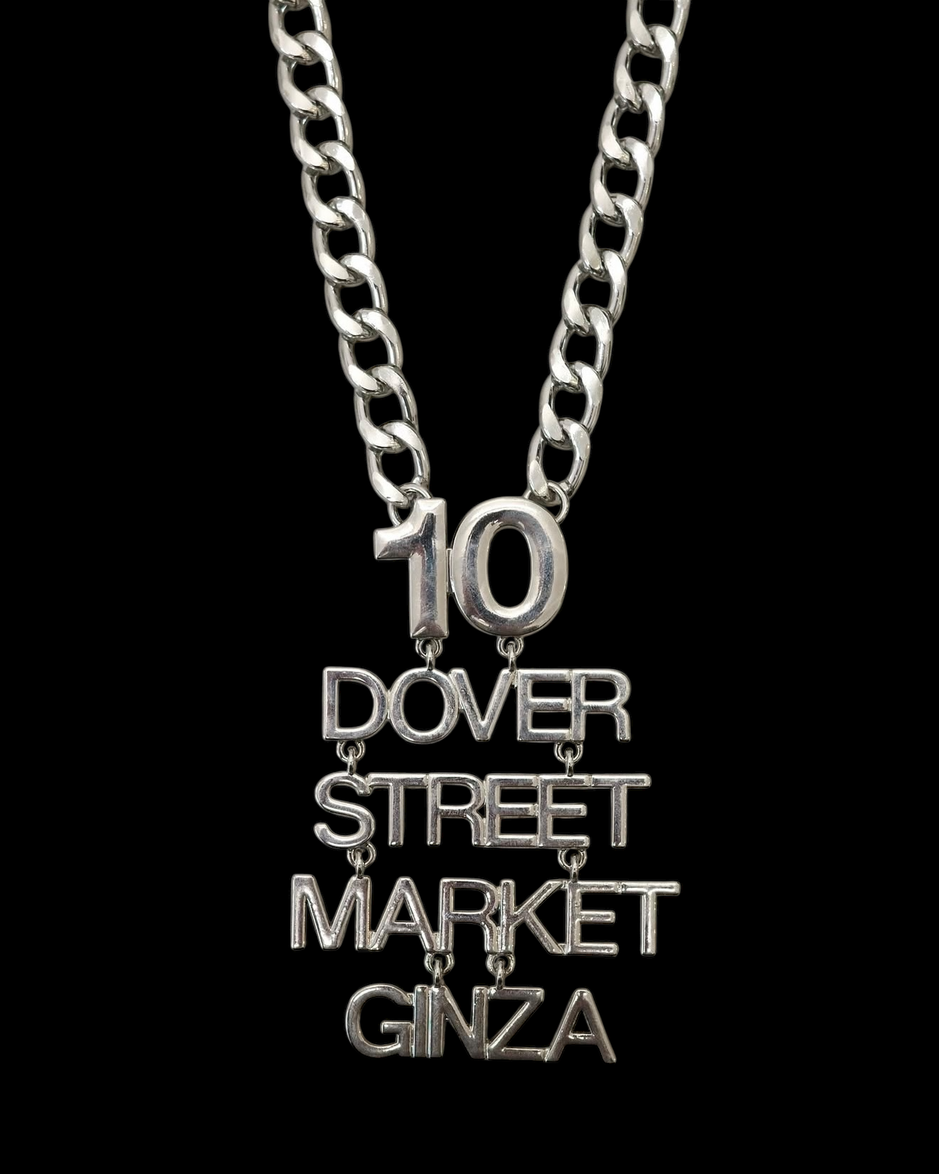 DOVER STREET MARKET GINZA 10TH ANNIVERSARY LOGO NECKLACE