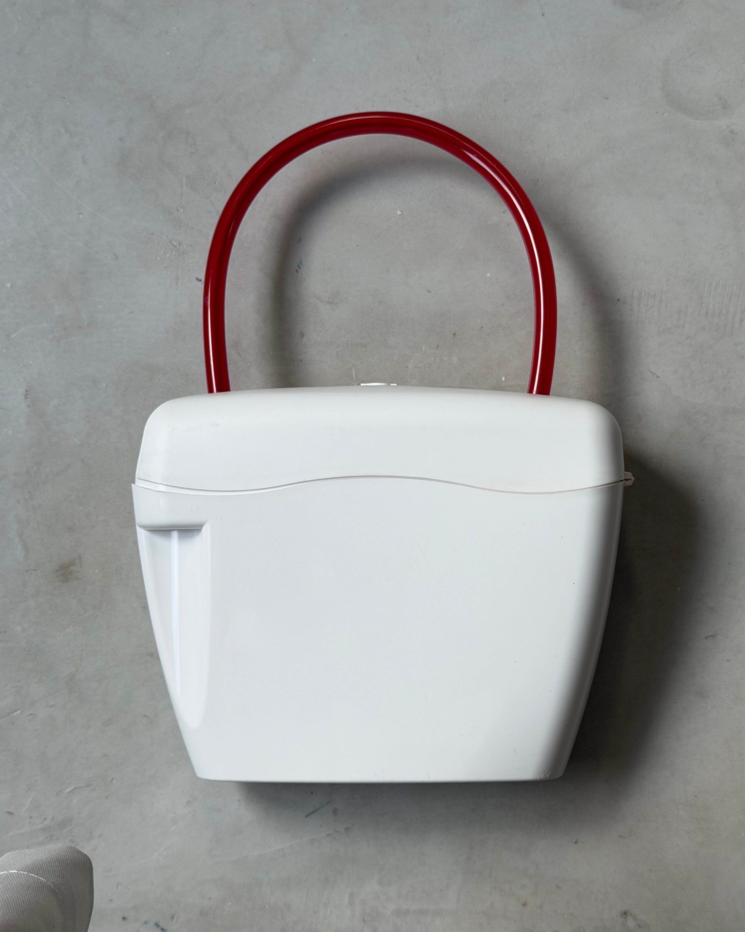 PALM ANGELS PLASTIC PADLOCK BAG