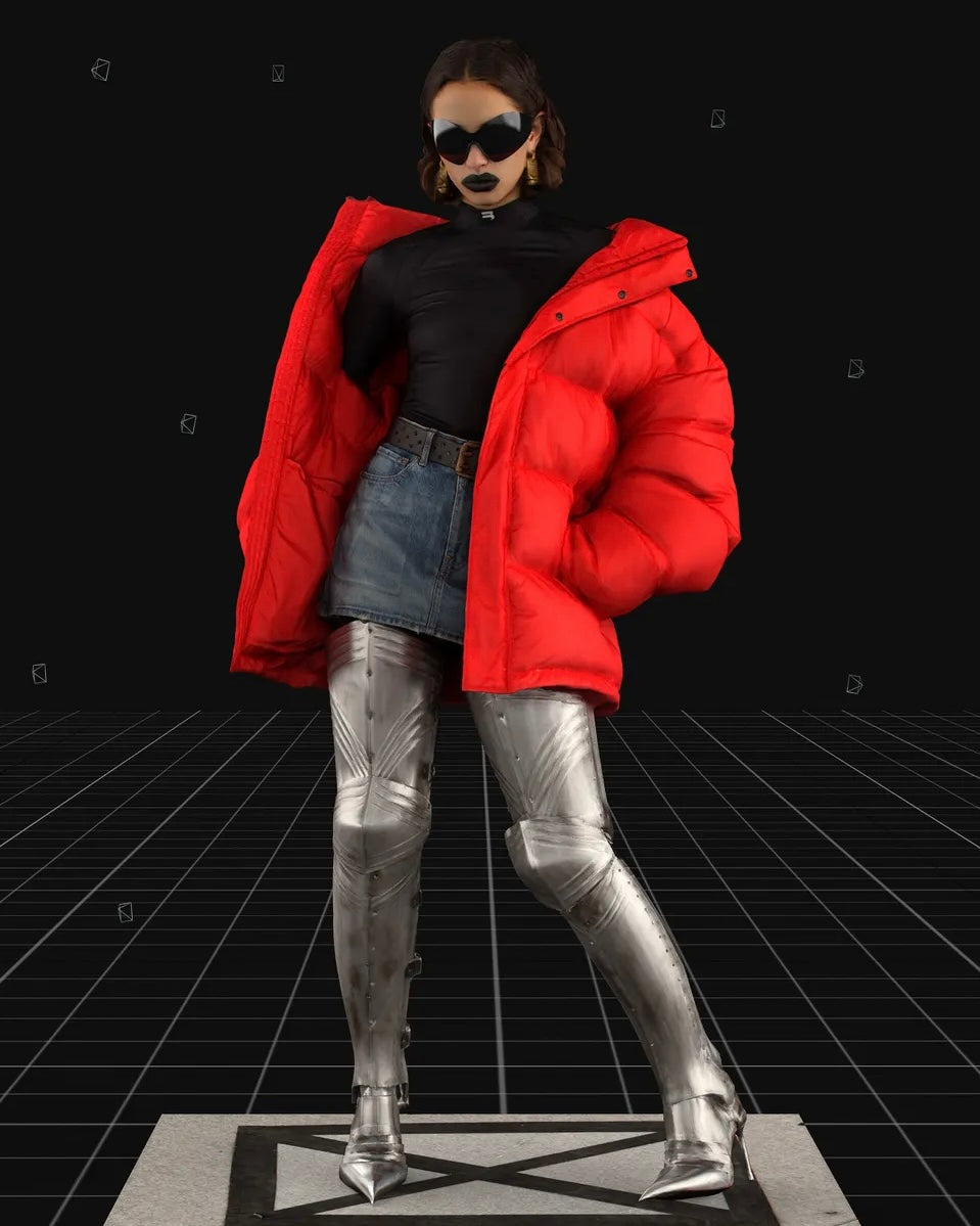 BALENCIAGA FW21 ASYMMETRICAL DOWN JACKET