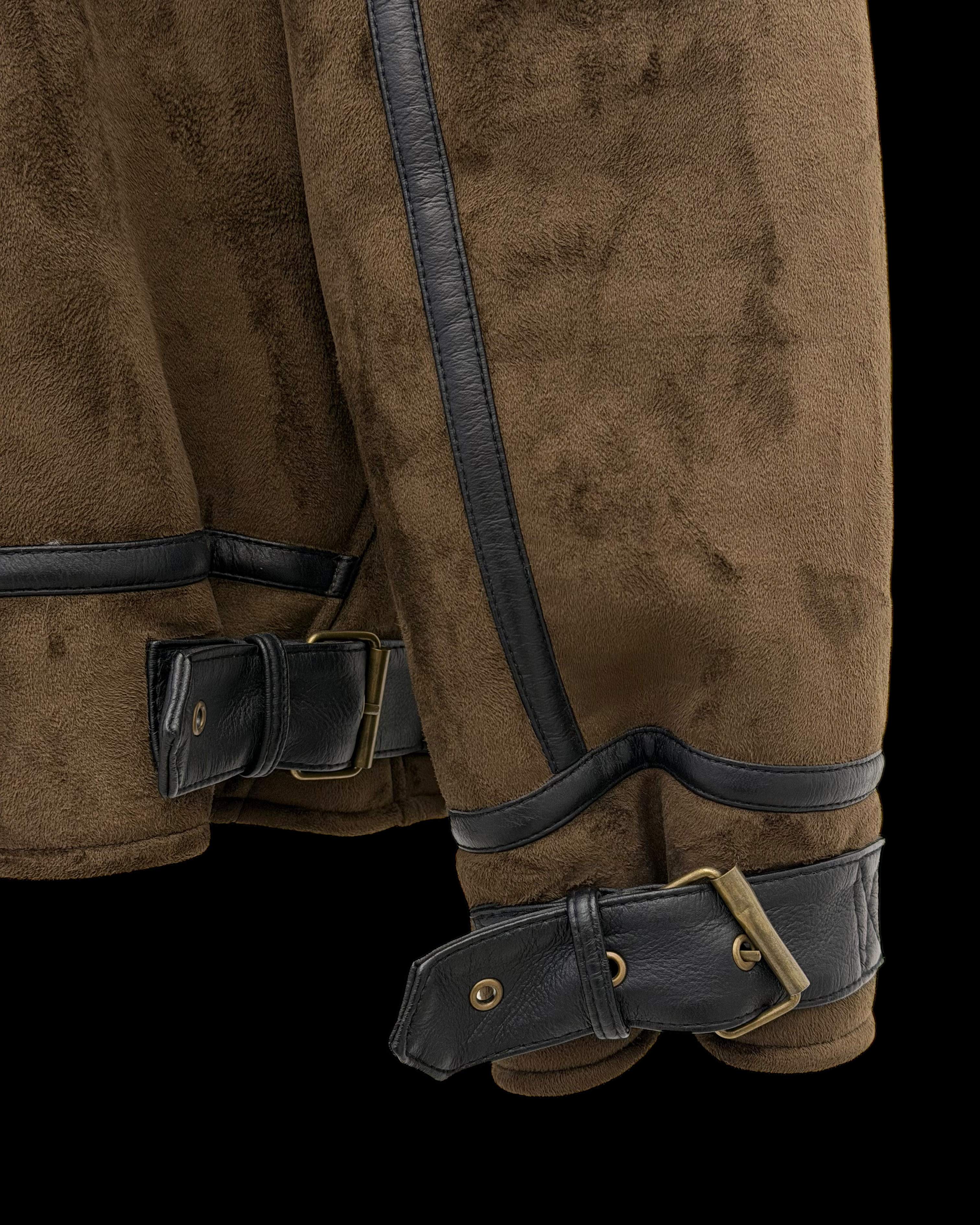 Y/PROJECT FW22 SNAP PANEL SHEARLING JACKET