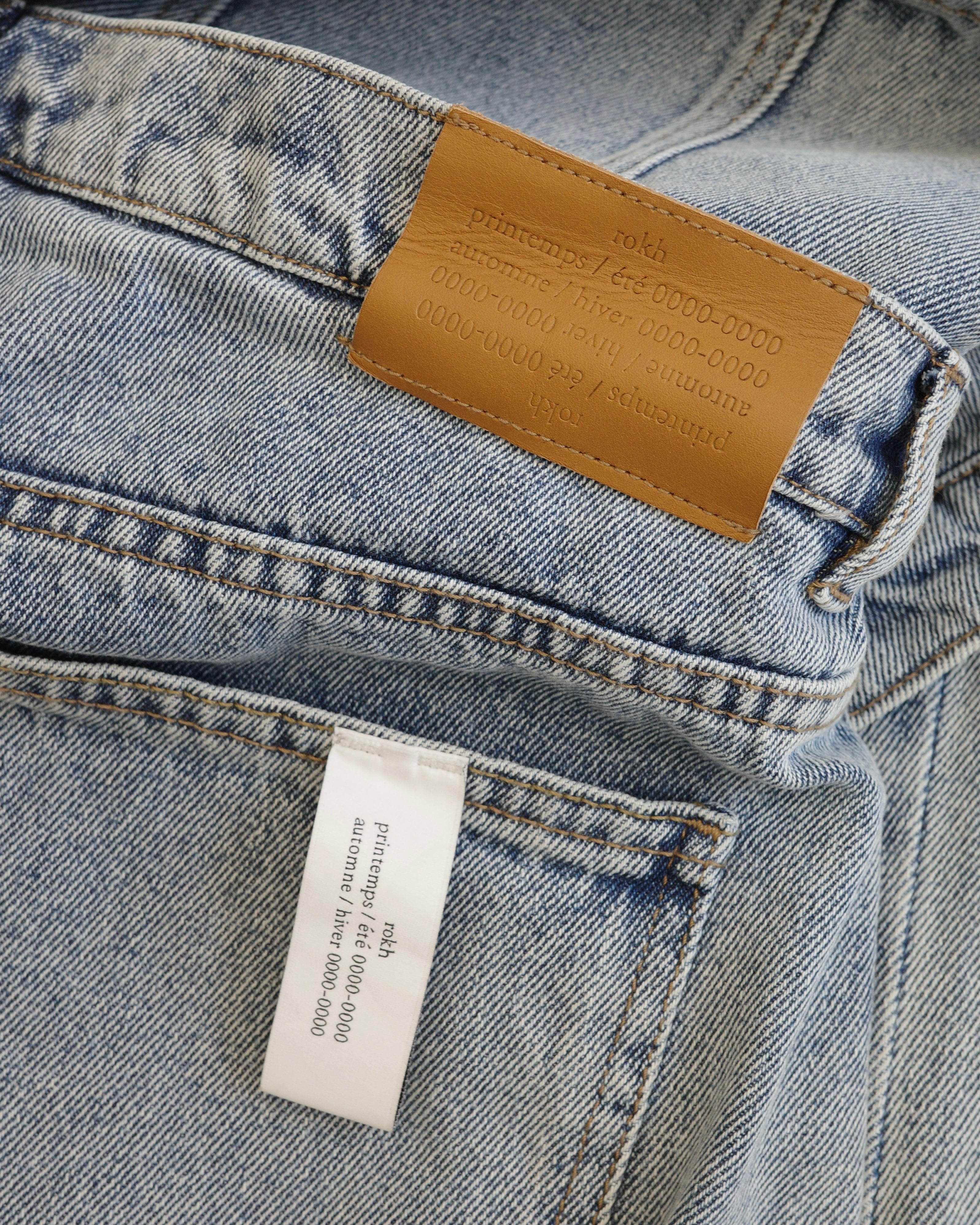ROKH FW23 FLAP DETAILED DENIM PANTS