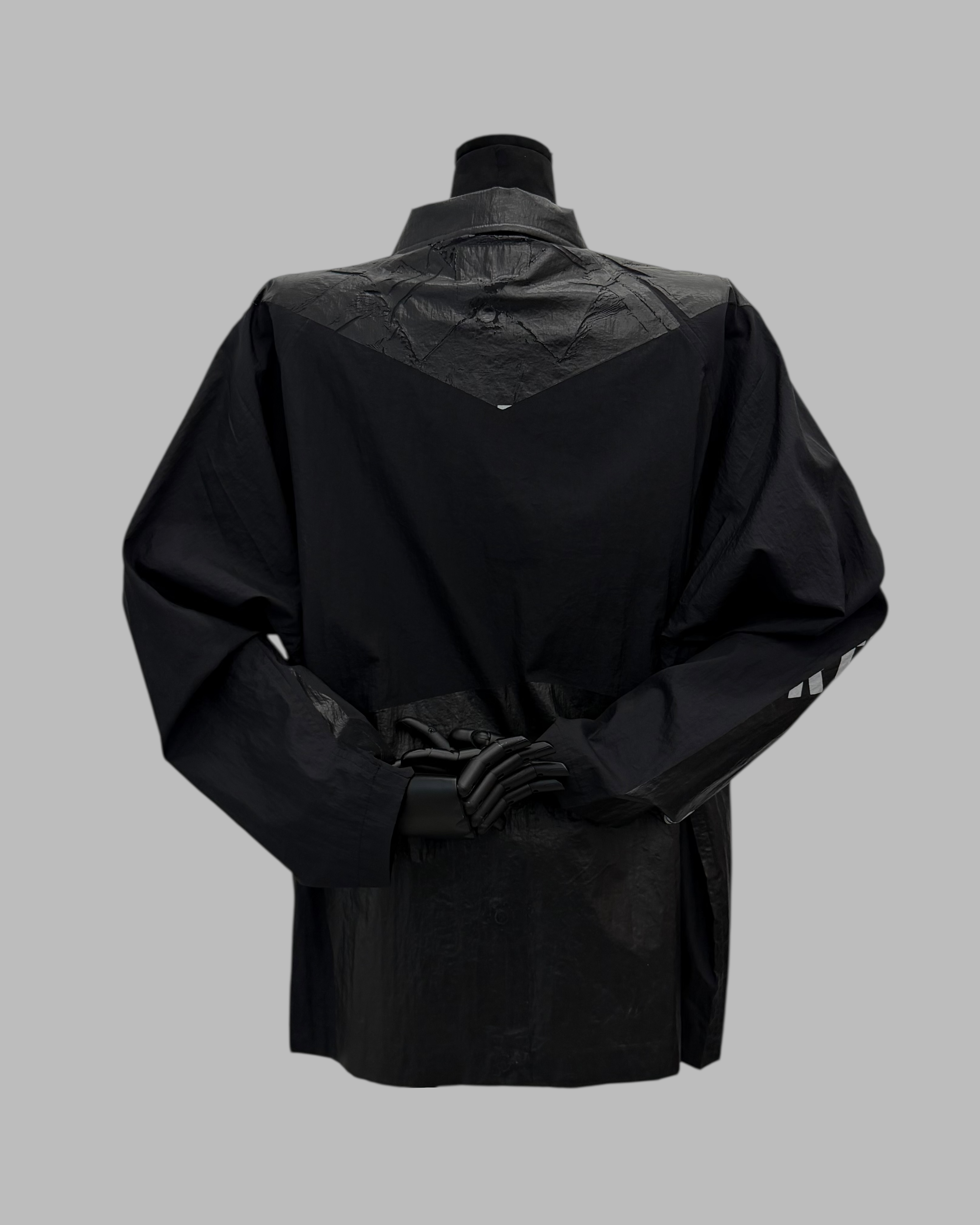 DOUBLET FW18 GARBAGE BAG PACKAGE COACH JACKET
