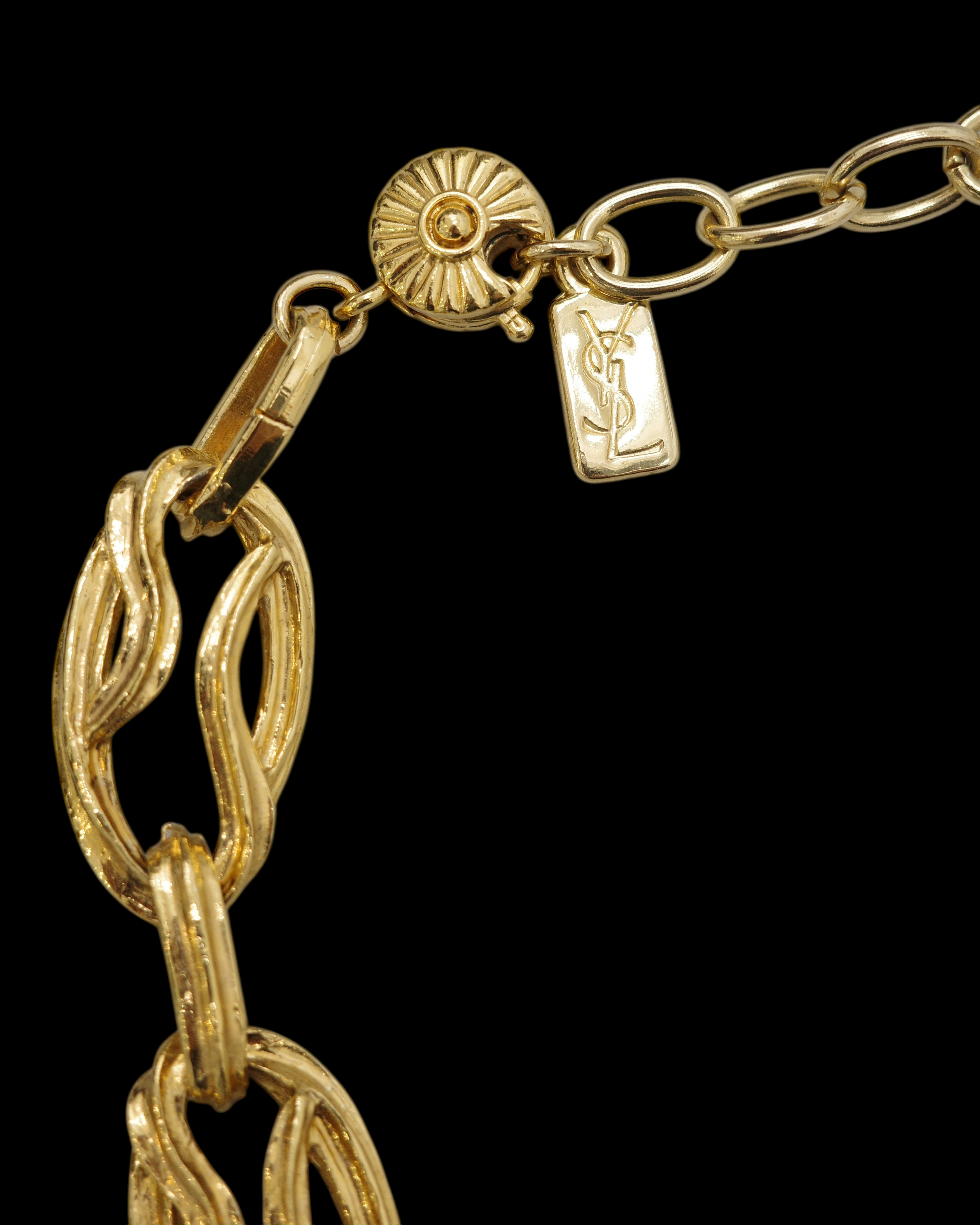YVES SAINT LAURENT GOLDEN NECKLACE