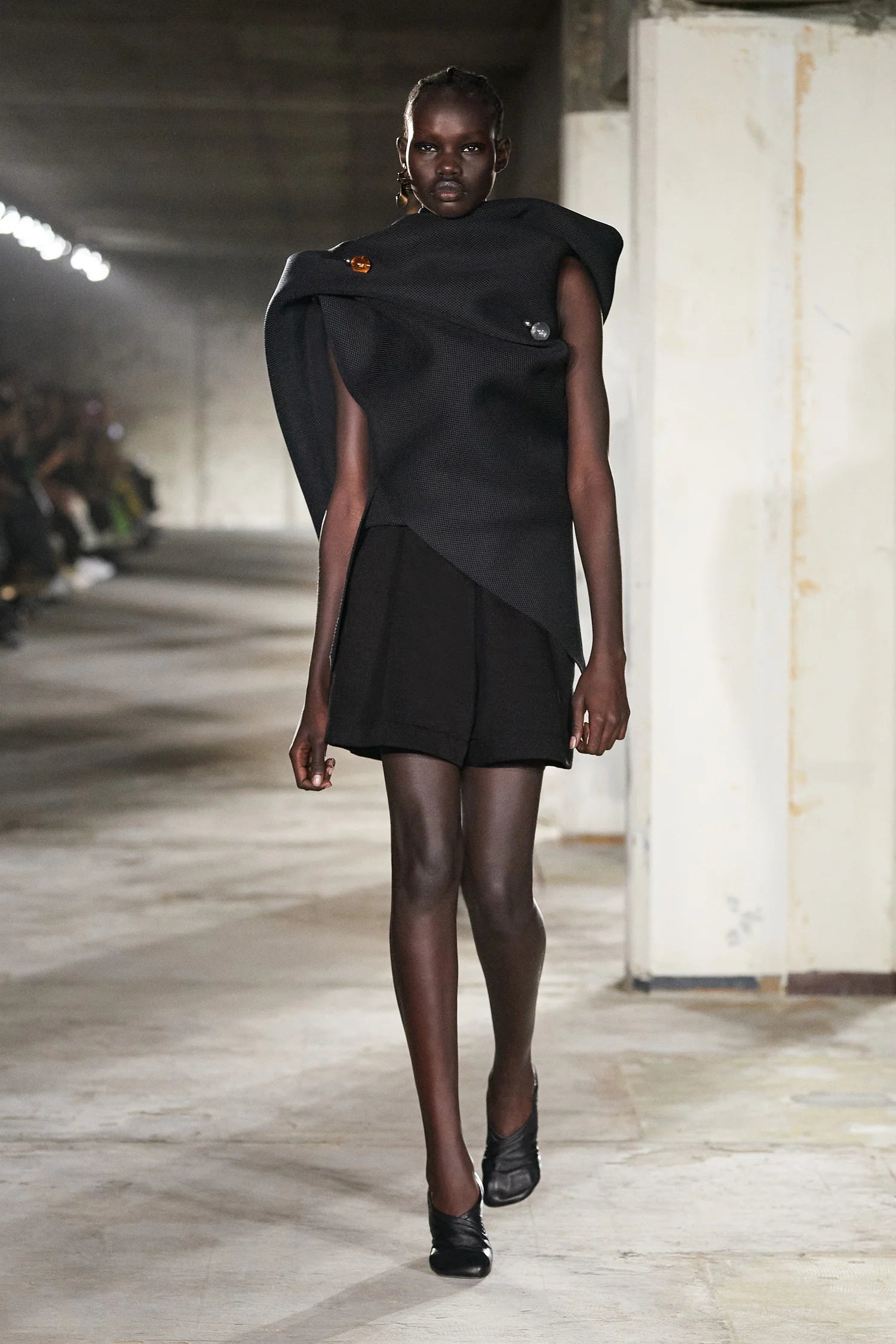 DRIES VAN NOTEN SS23 MESH RUNWAY TOP