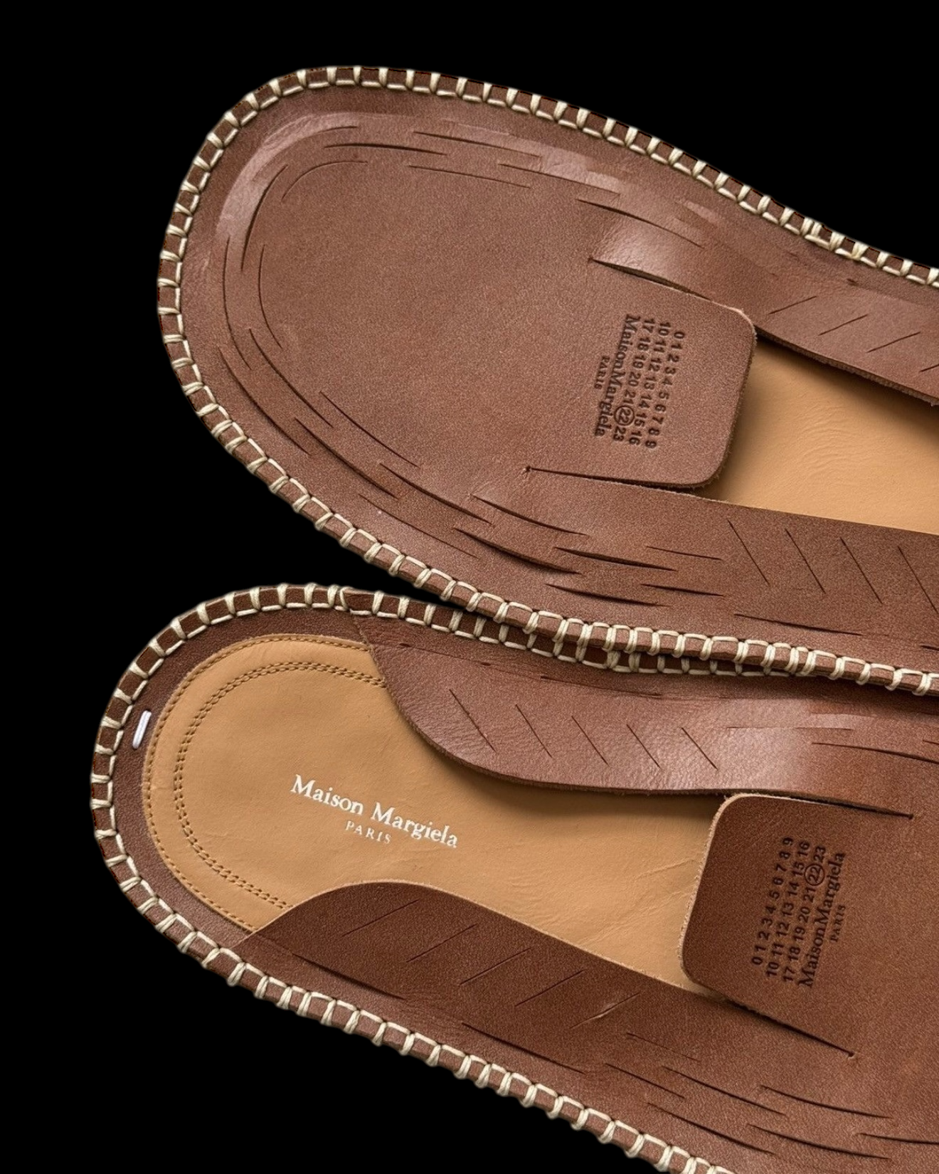 MAISON MARGIELA SS22 2D LASER-CUT MOCCASINS