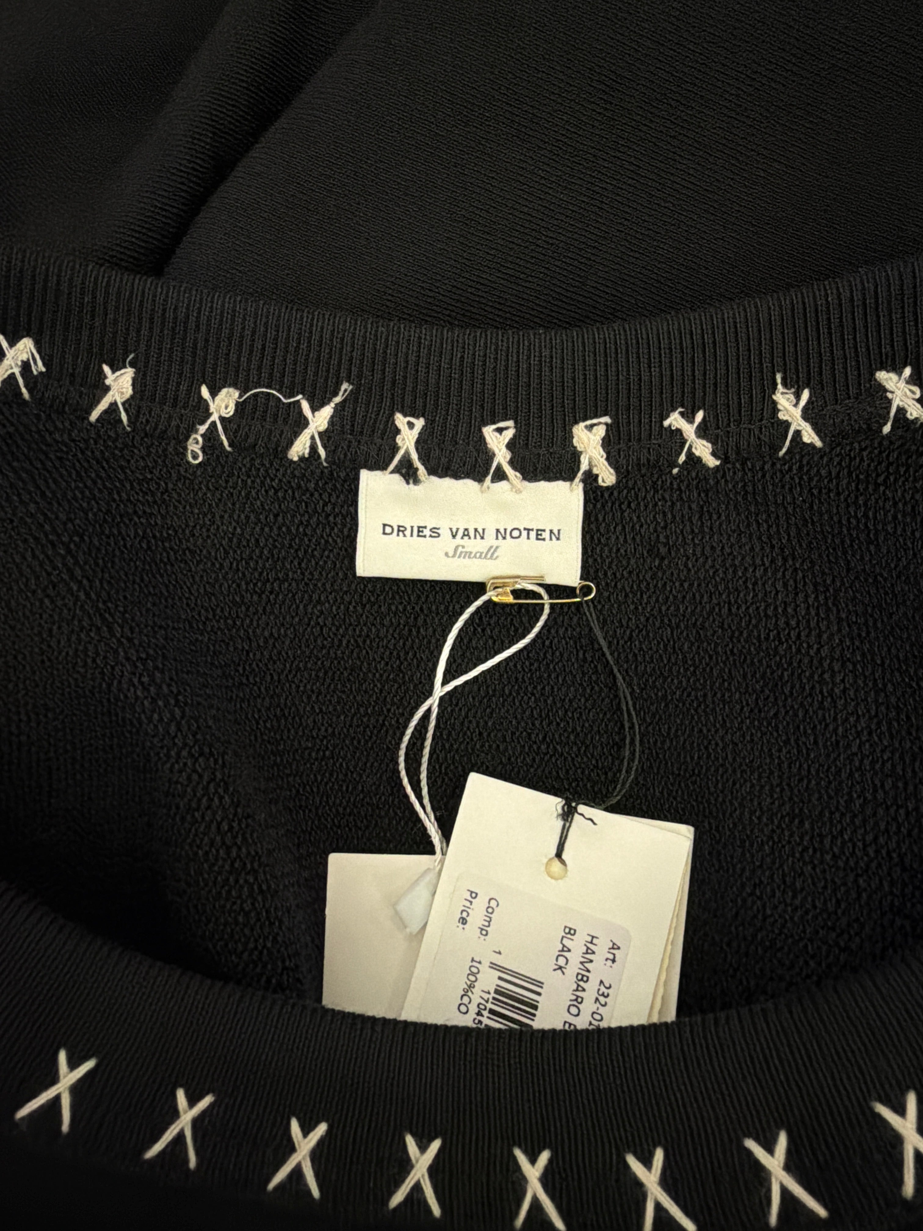 DRIES VAN NOTEN FW23 HAMBARO SWEATSHIRT