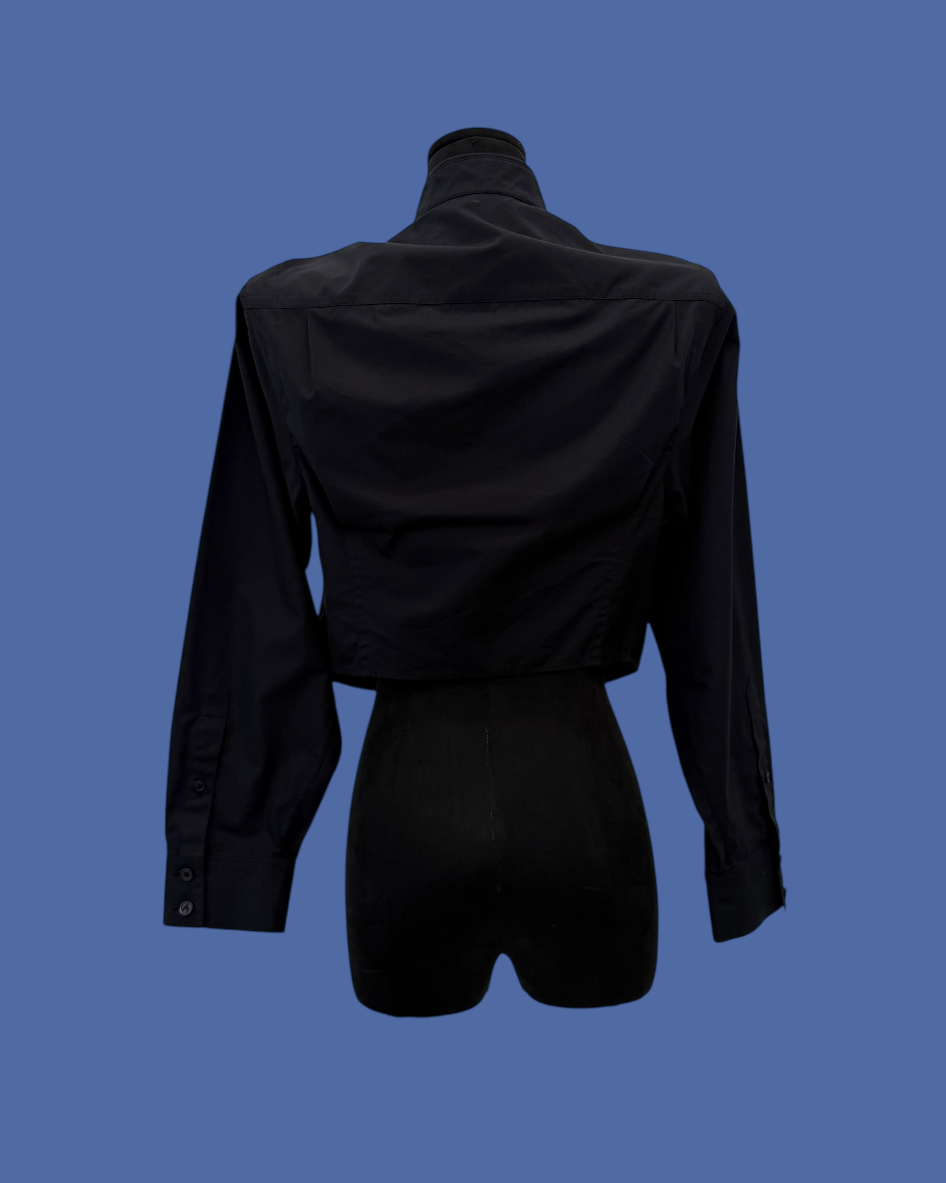 ALAIA SS23 CROPPED SHIRT