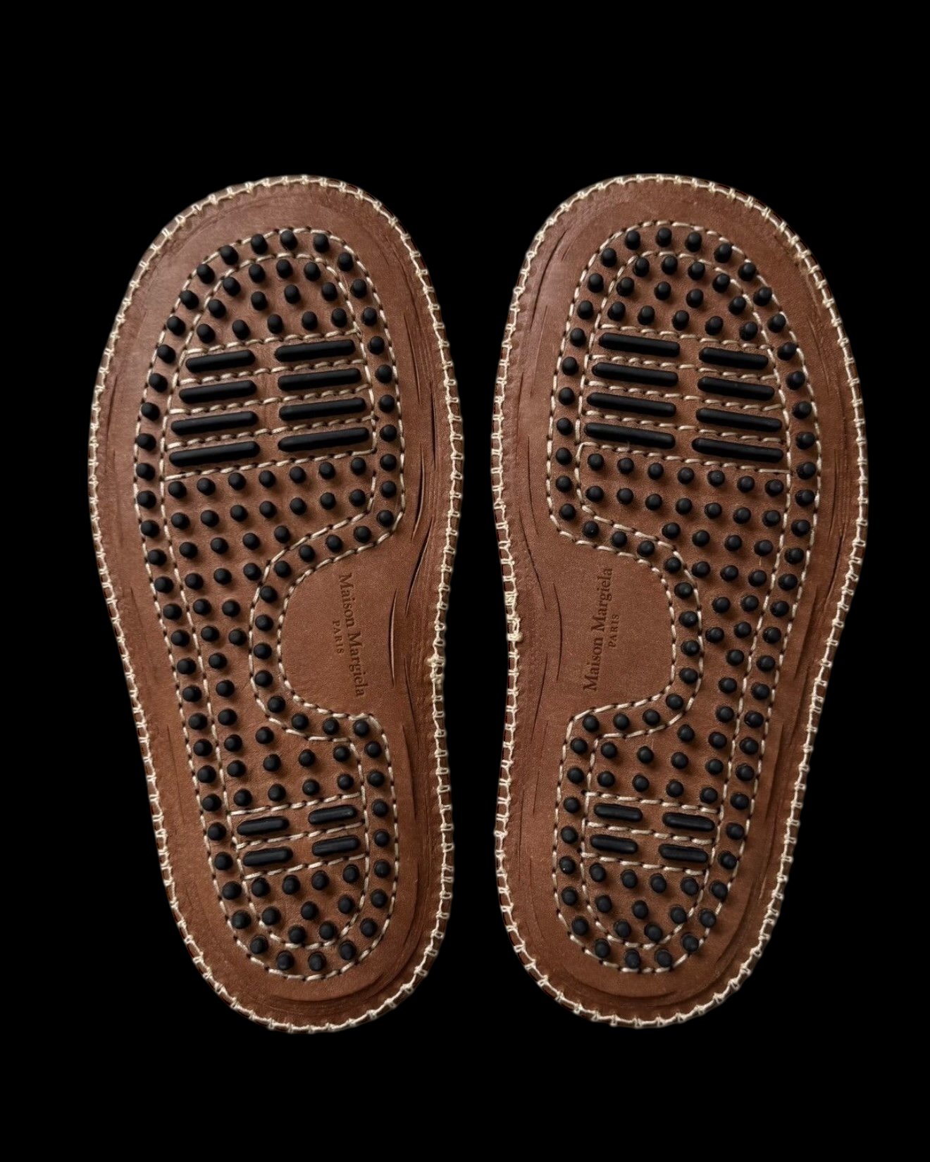 MAISON MARGIELA SS22 2D LASER-CUT MOCCASINS