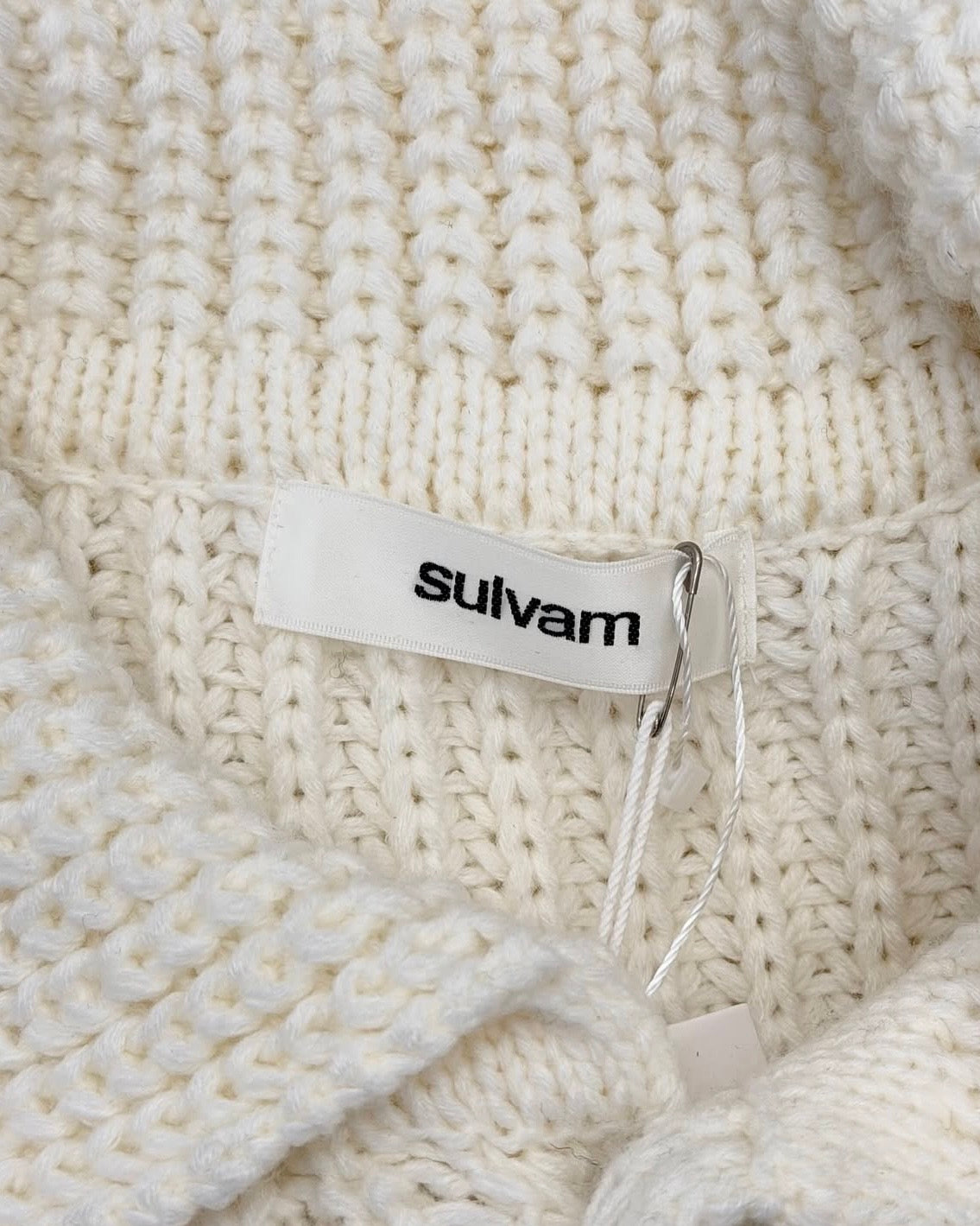 SULVAM FW22 SAILOR GAUGE KNITTED SWEATER