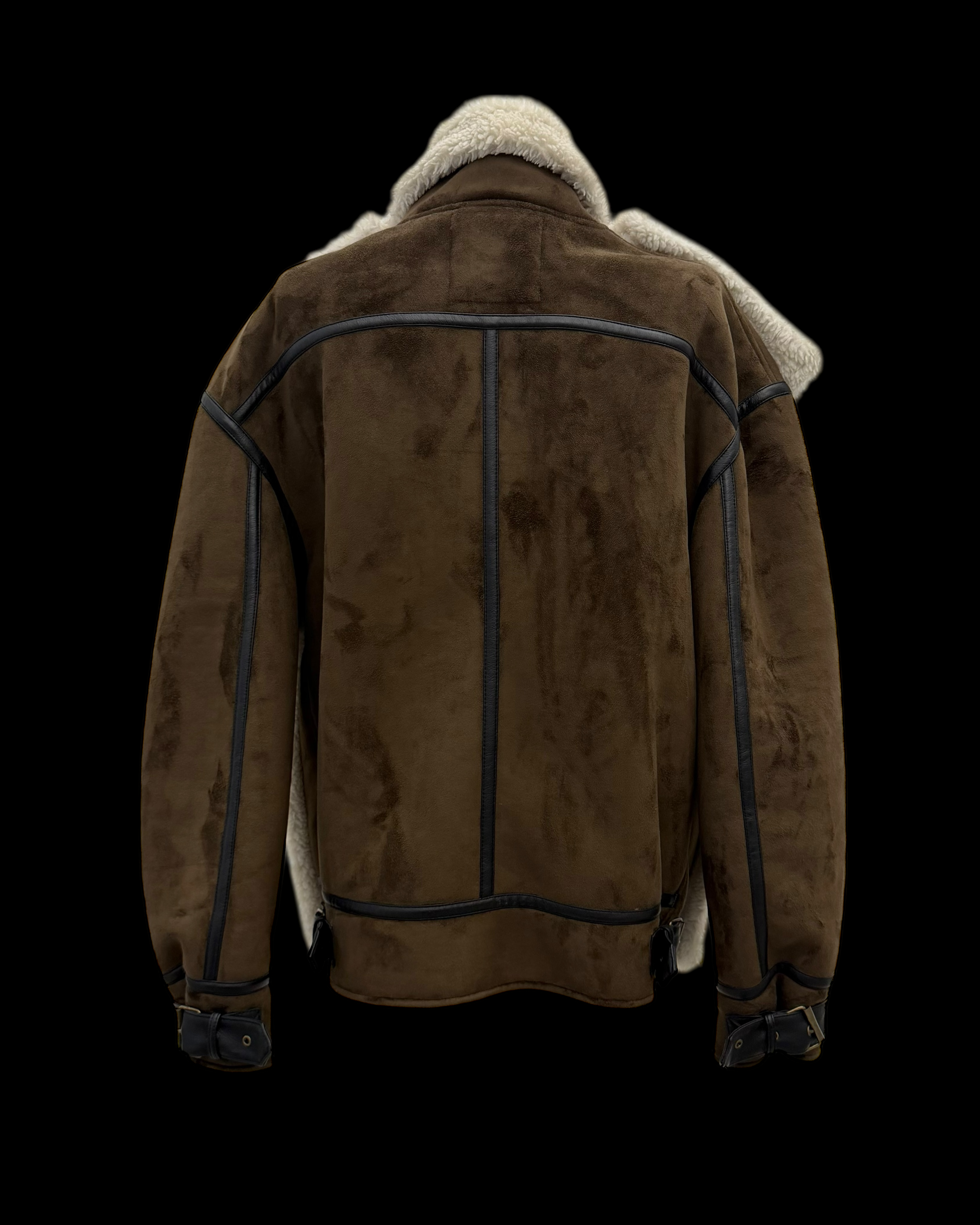 Y/PROJECT FW22 SNAP PANEL SHEARLING JACKET