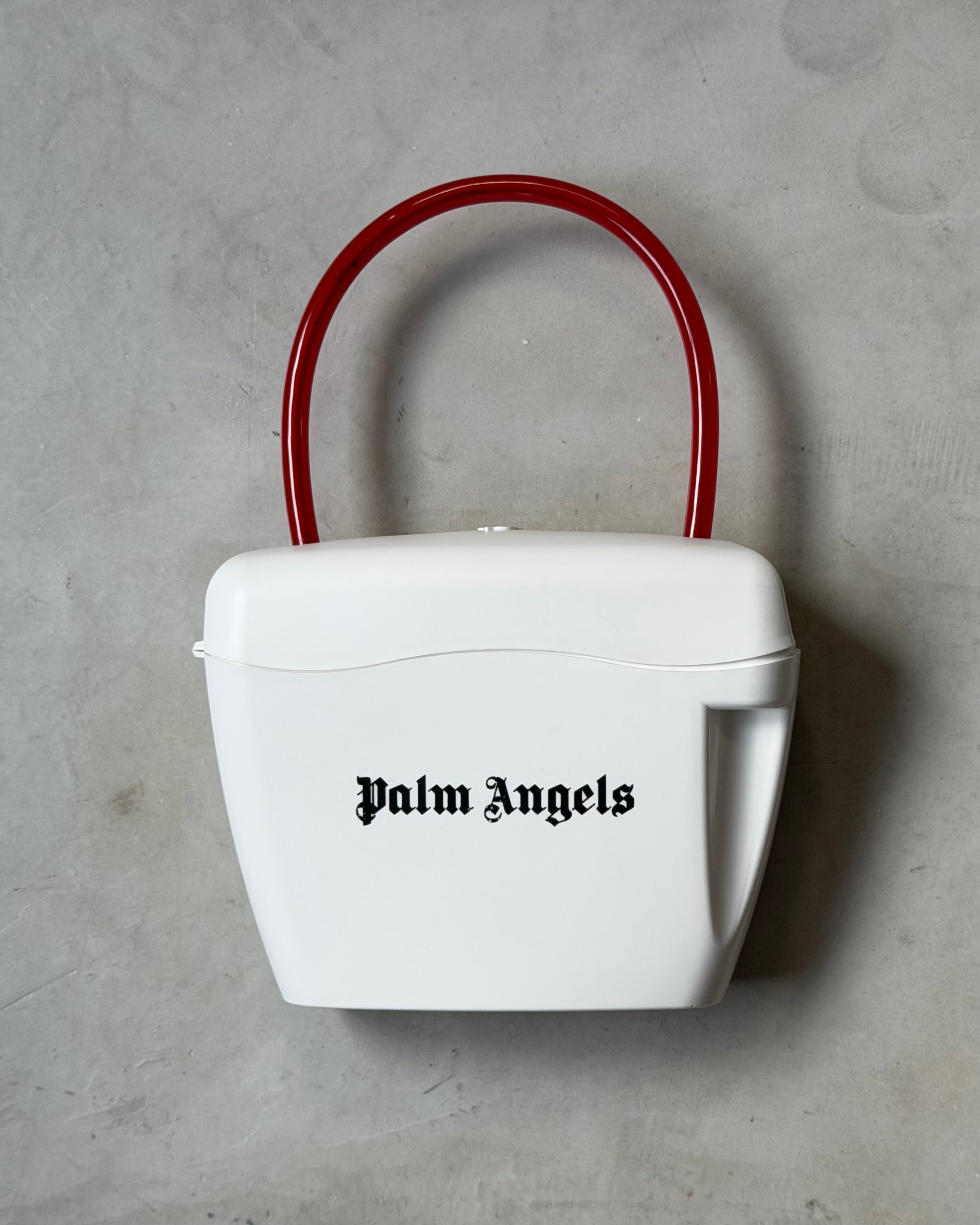 PALM ANGELS PLASTIC PADLOCK BAG