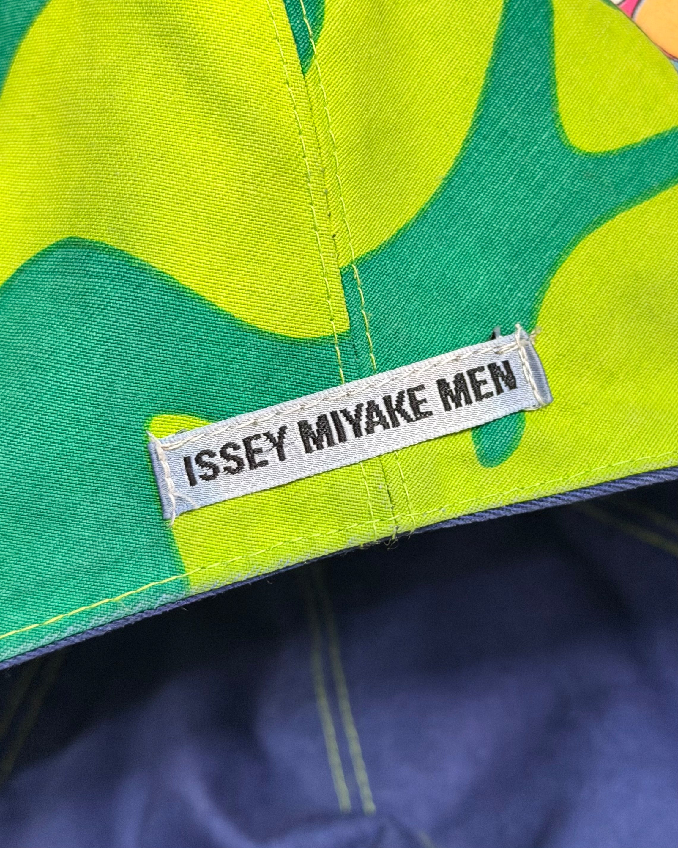 ISSEY MIYAKE X TAKASHI MURAKAMI SS2000 PAPERBOY REVERSIBLE HAT