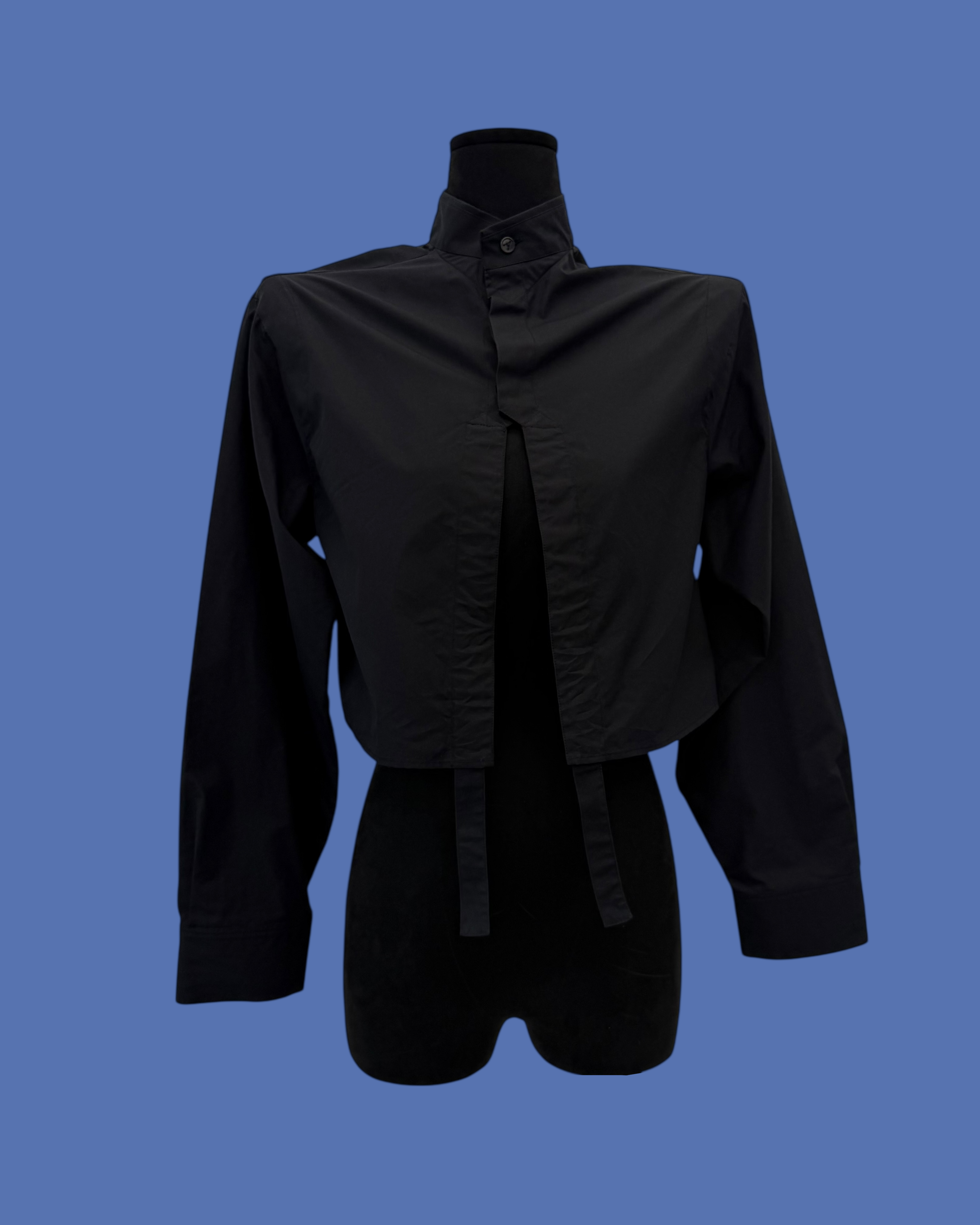 ALAIA SS23 CROPPED SHIRT