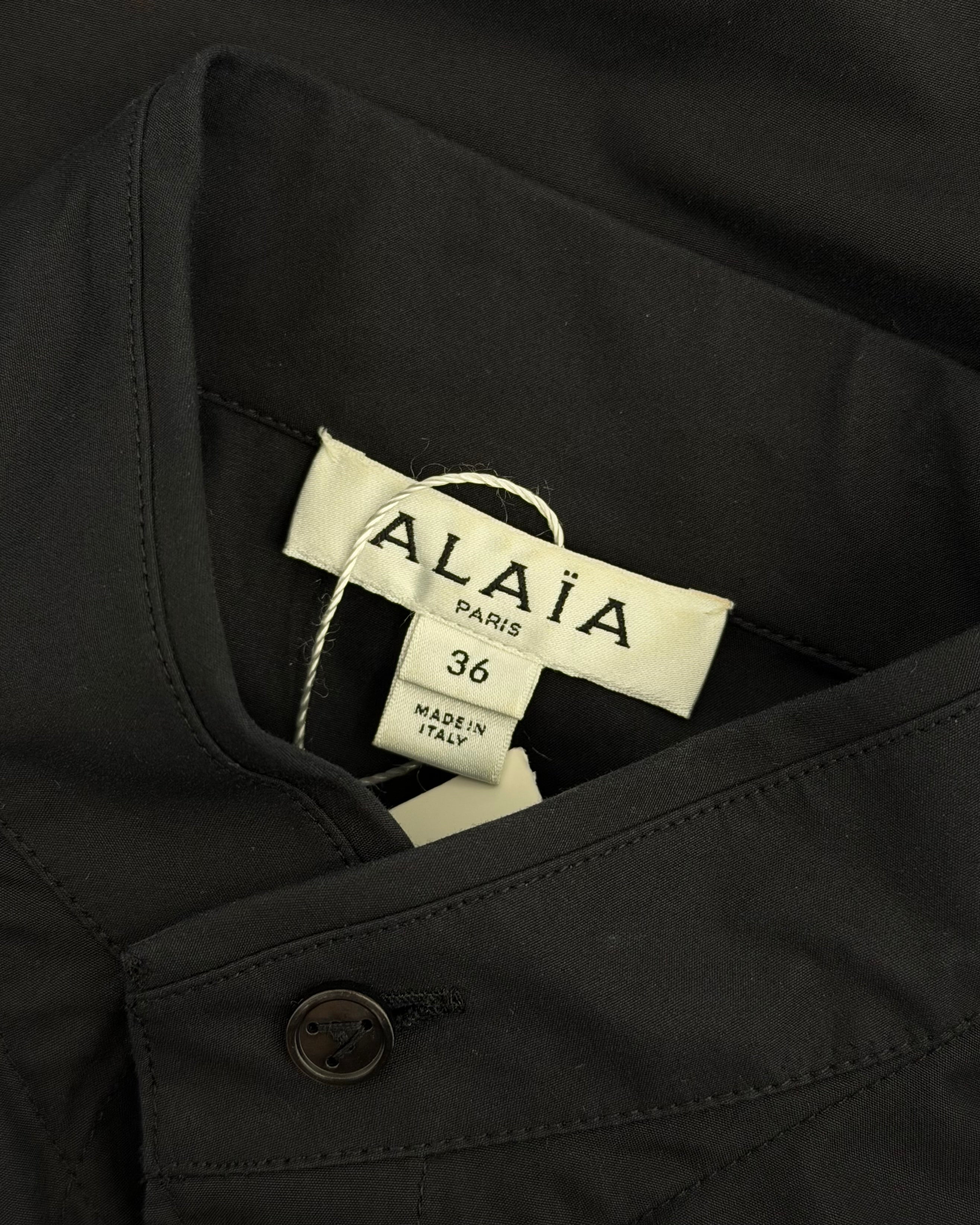 ALAIA SS23 CROPPED SHIRT