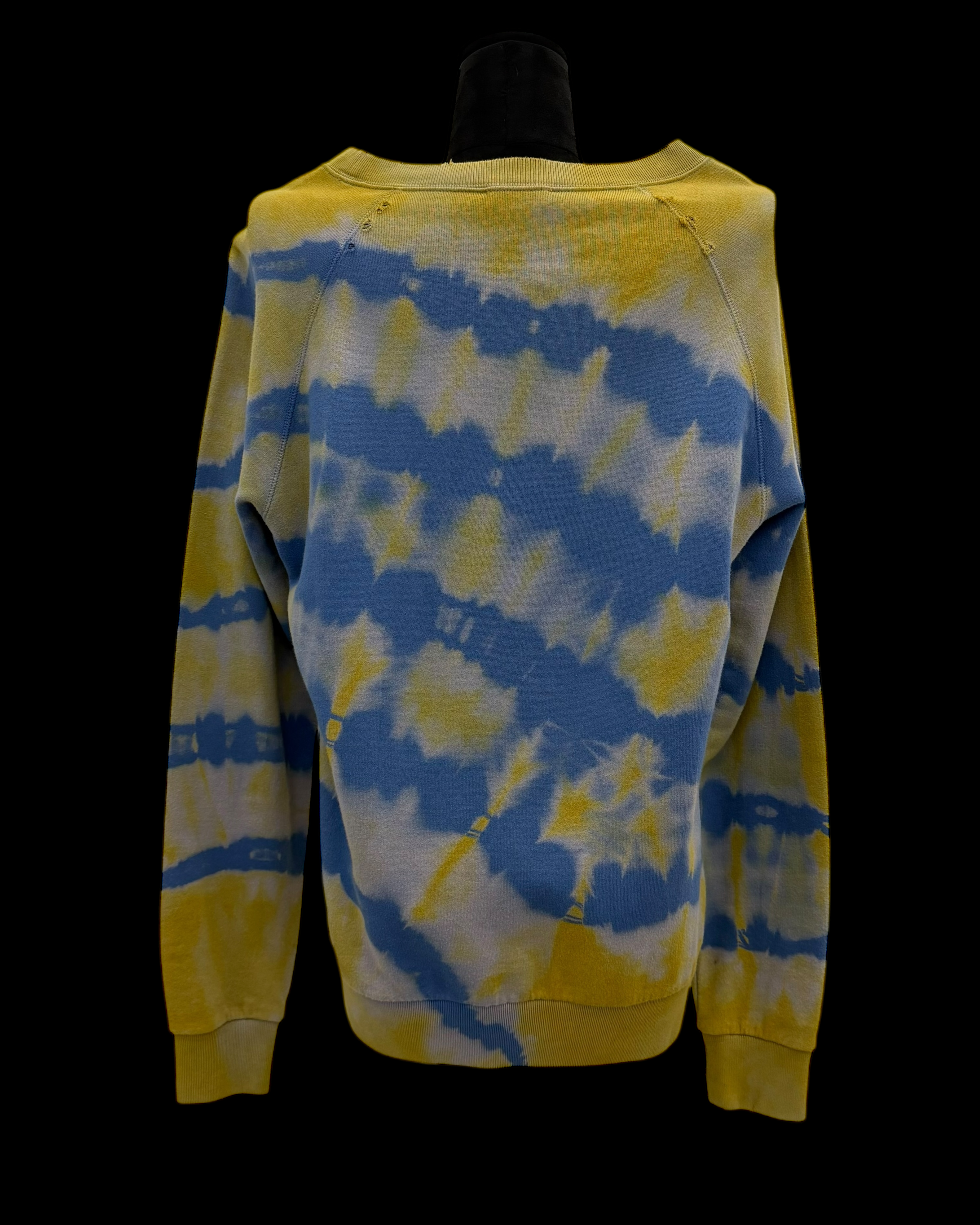 SAINT LAURENT SS16 DISTRESSED TIE-DYE SWEATSHIRT