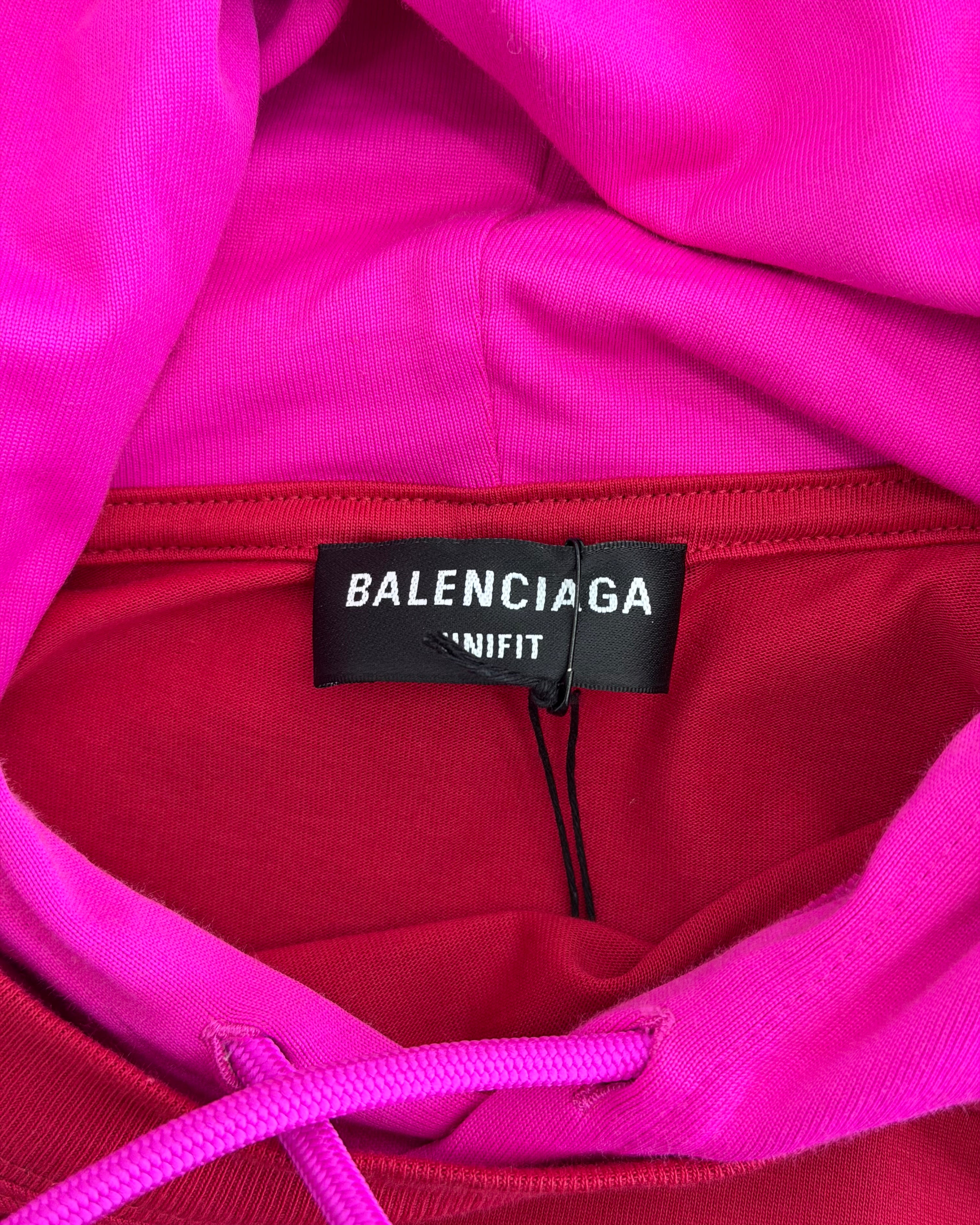 BALENCIAGA SS21 YOUR LOGO HERE HOODED T-SHIRT