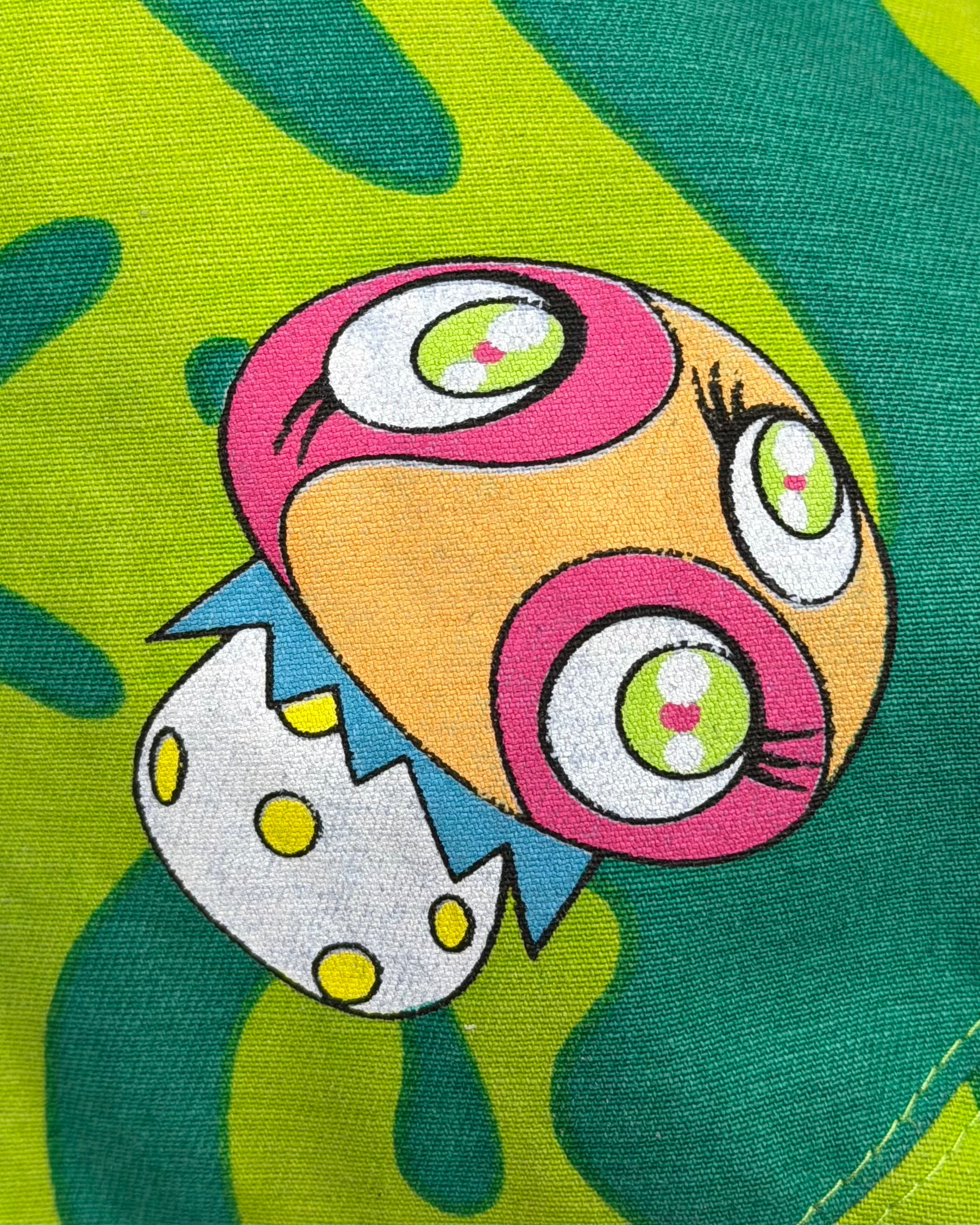 ISSEY MIYAKE X TAKASHI MURAKAMI SS2000 PAPERBOY REVERSIBLE HAT