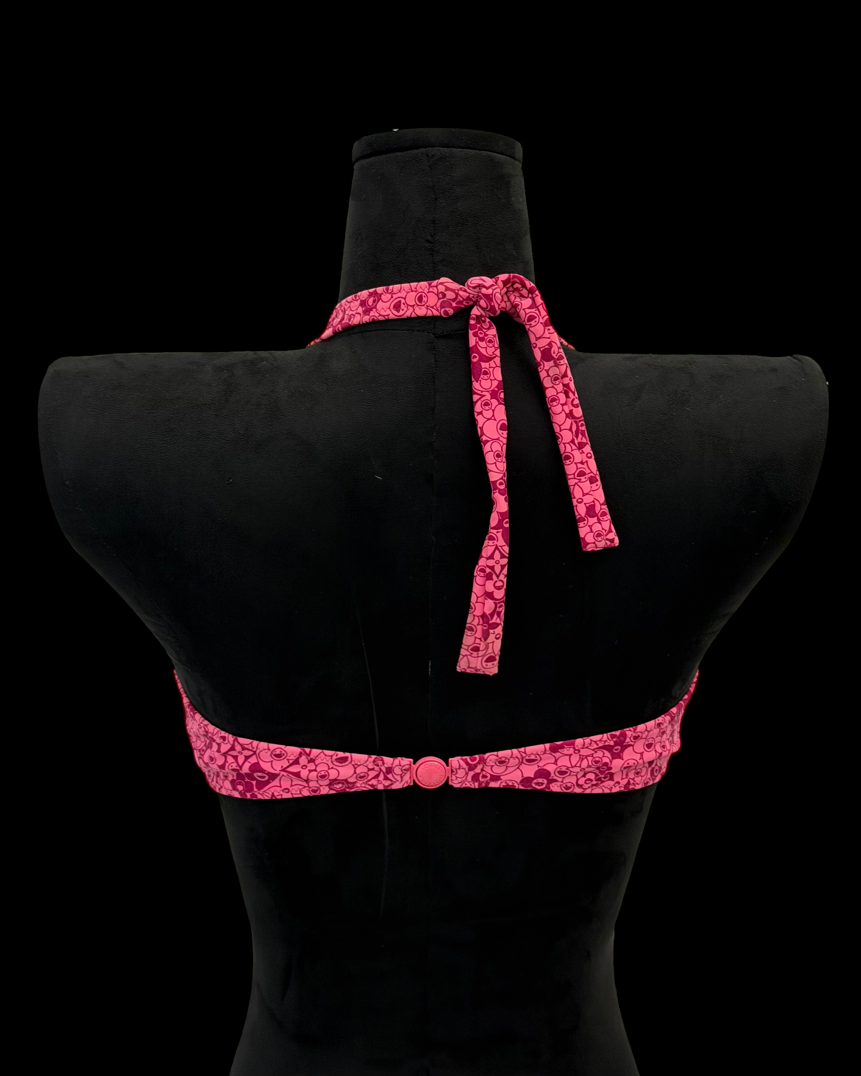 LOUIS VUITTON X MURAKAMI SS2003 PINK BIKINI TOP