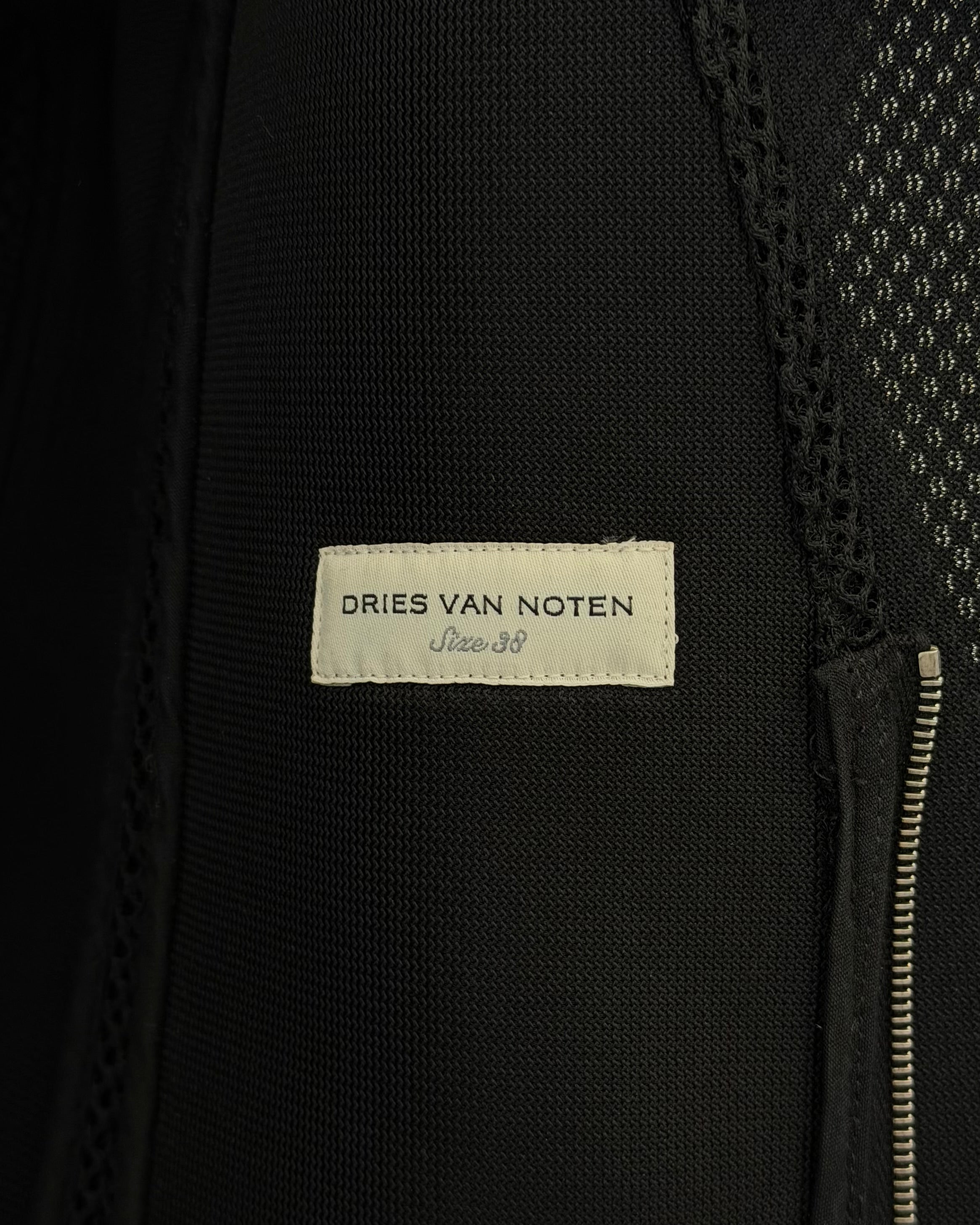DRIES VAN NOTEN SS23 MESH RUNWAY TOP