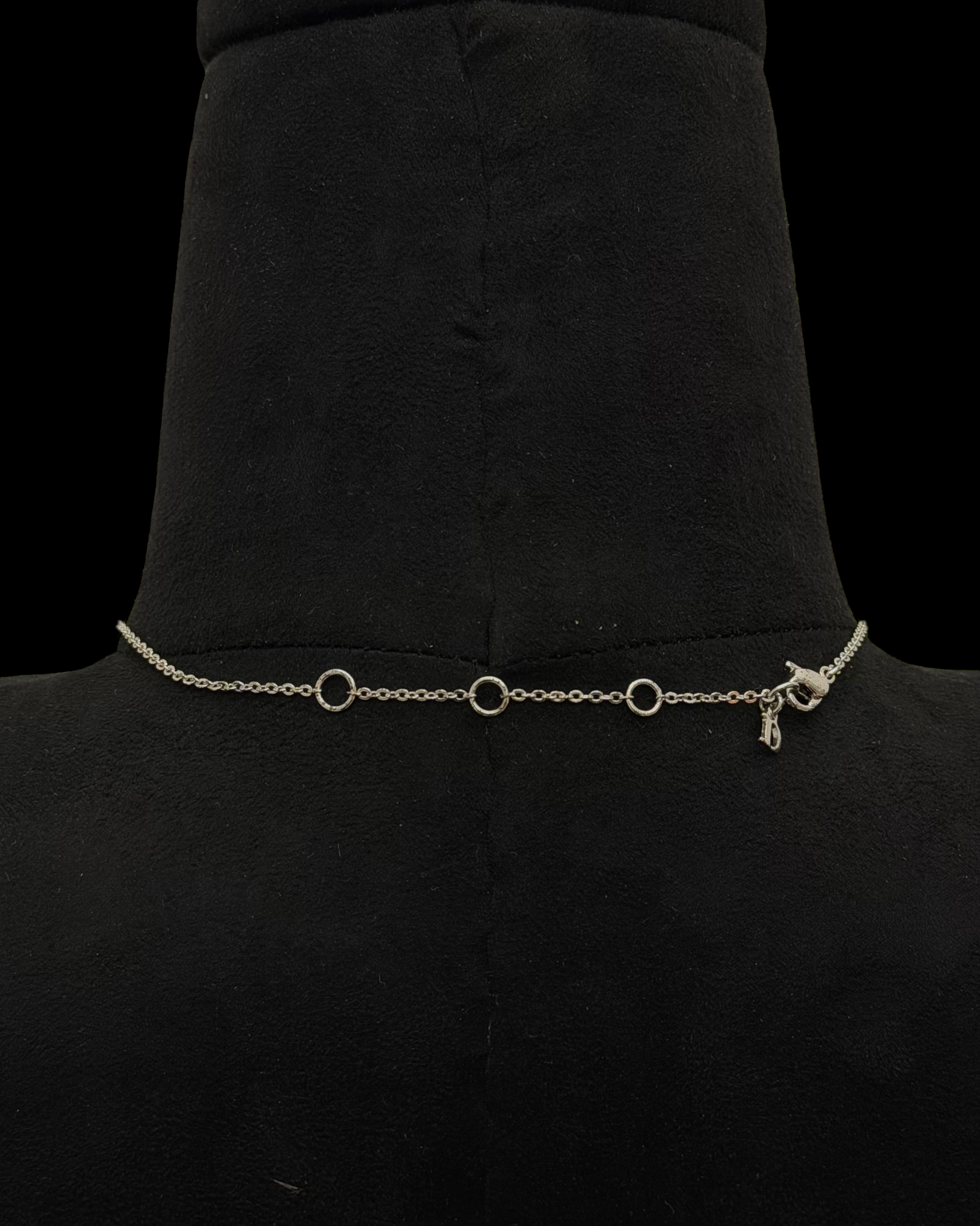 VINTAGE CHRISTIAN DIOR LOGO LETTER NECKLACE