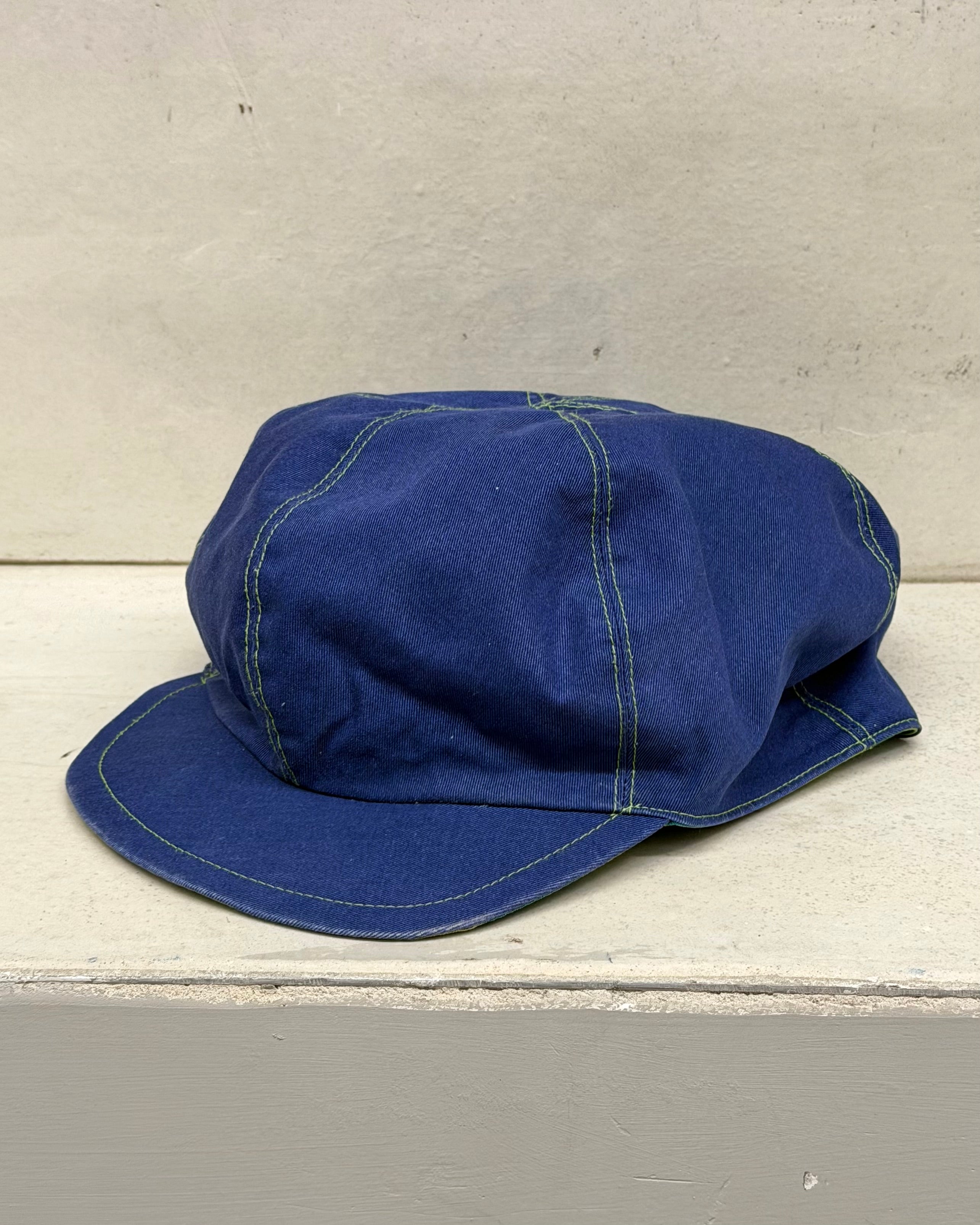 ISSEY MIYAKE X TAKASHI MURAKAMI SS2000 PAPERBOY REVERSIBLE HAT