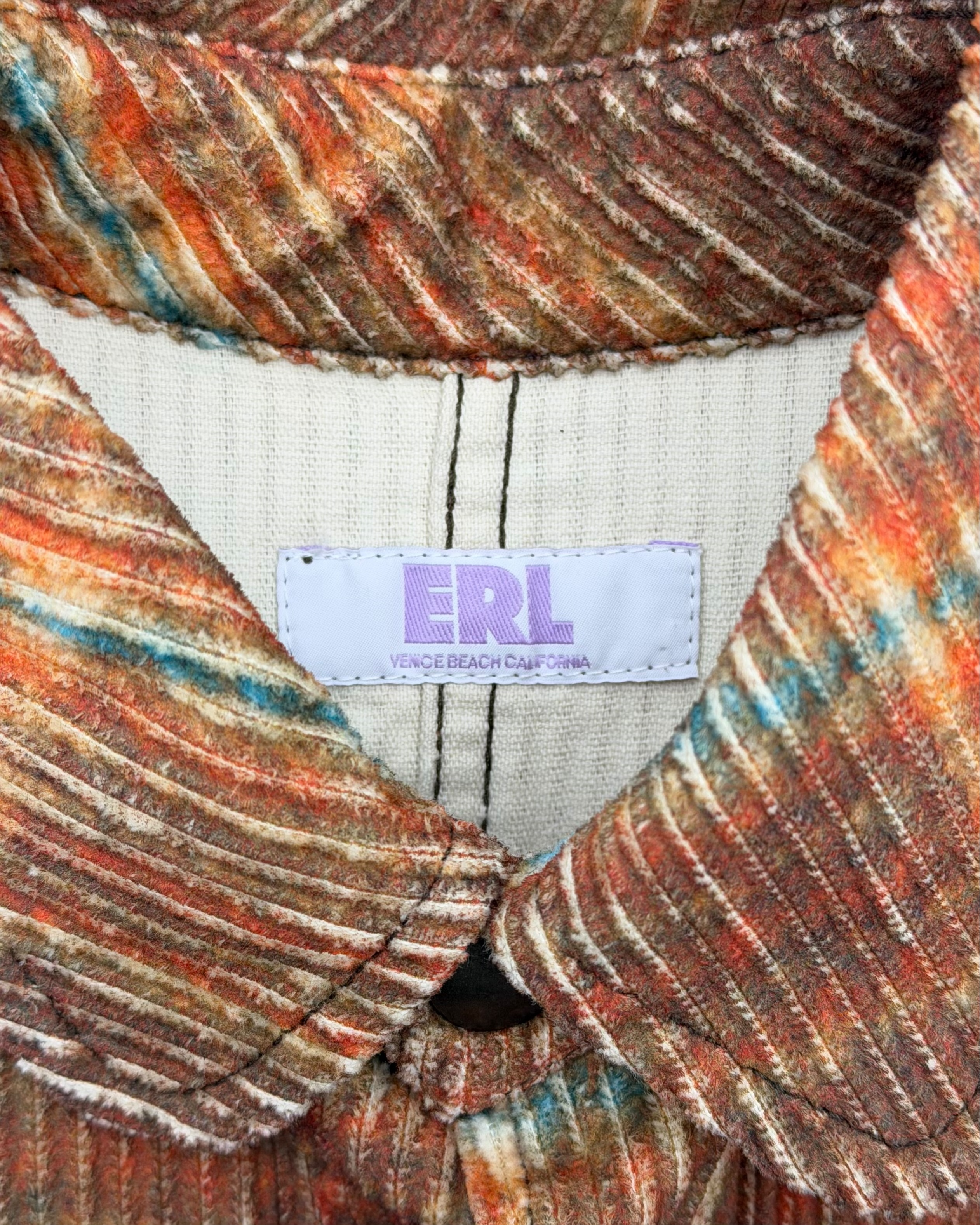 ERL FW23 CORDUROY PRINTED SHIRT