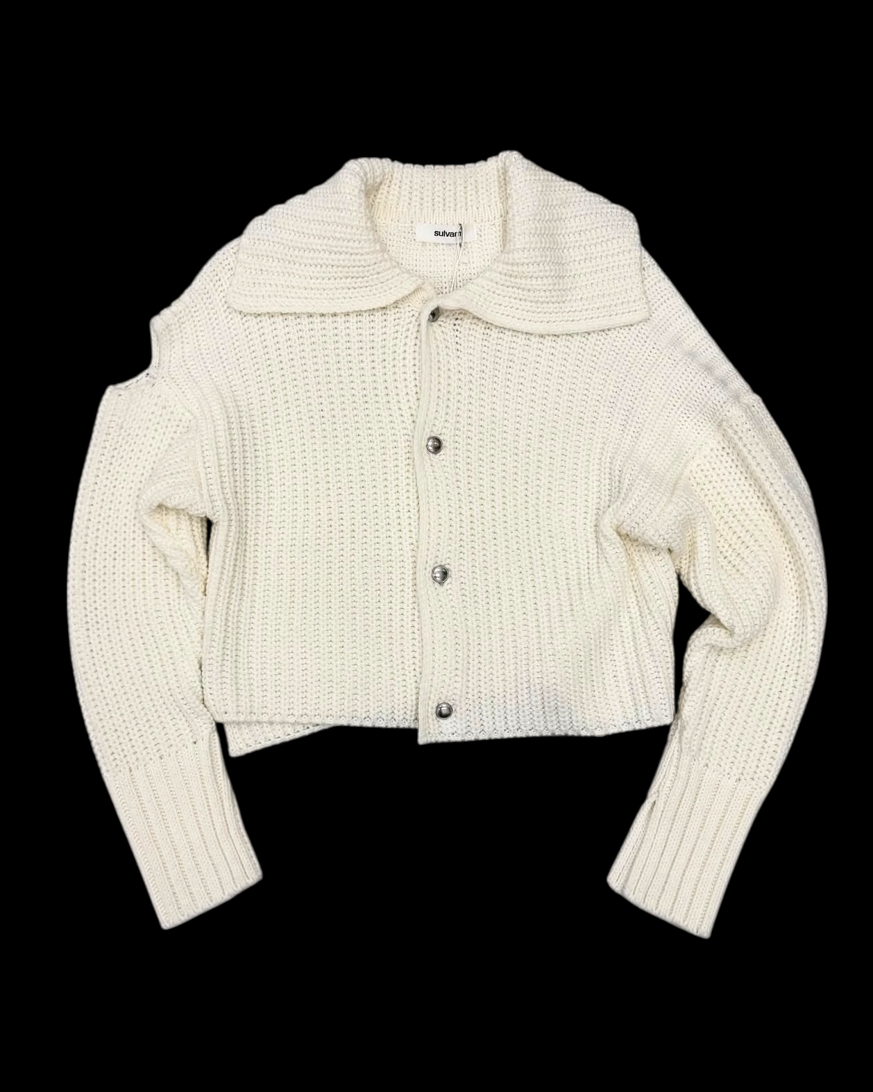 SULVAM FW22 SAILOR GAUGE KNITTED SWEATER