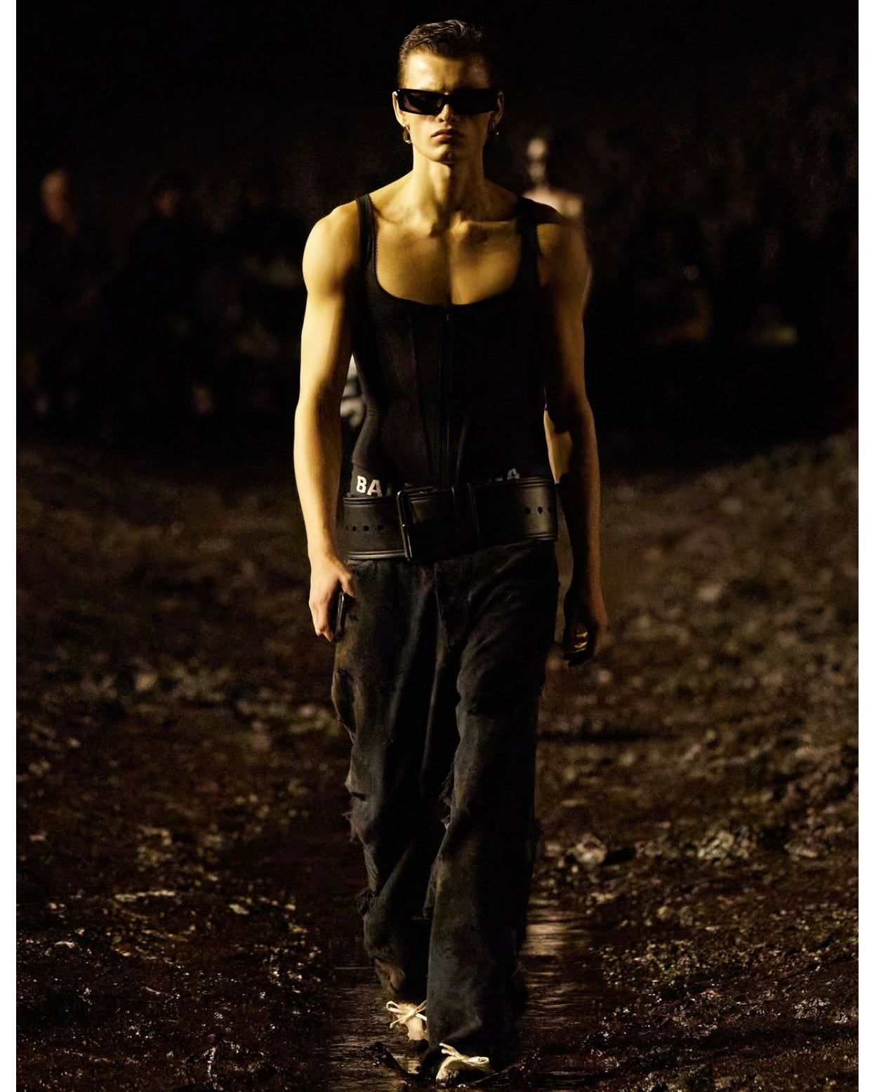 BALENCIAGA SS23 RUNWAY CORSET TANK TOP