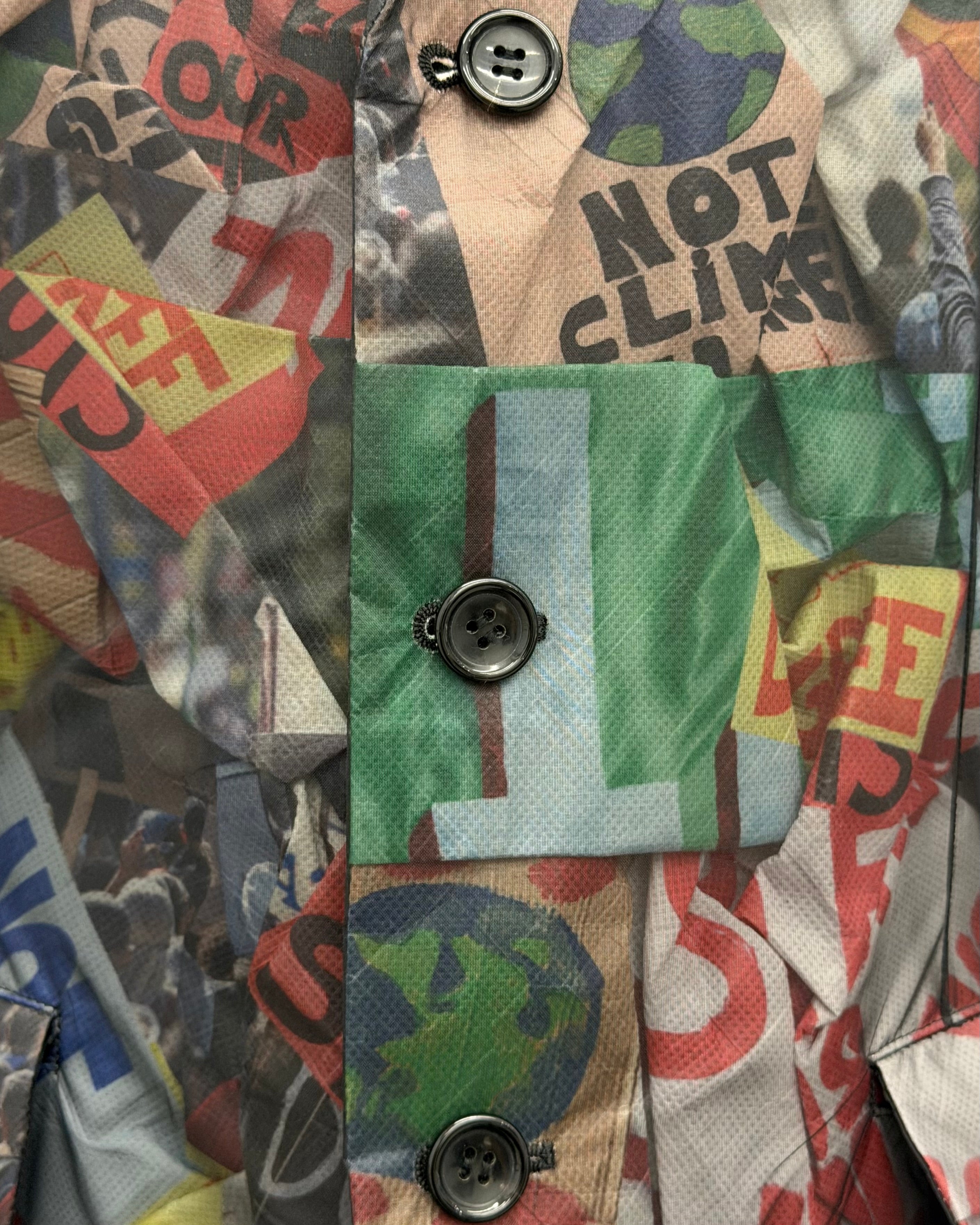 COMME DES GARCONS SS25 PROTEST SHEER JACKET