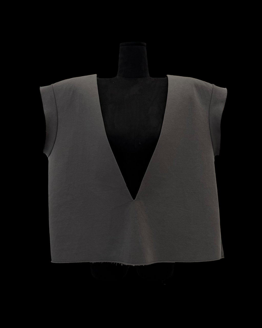 MM6 MAISON MARGIELA FW23 V-NECK CROPPED VEST