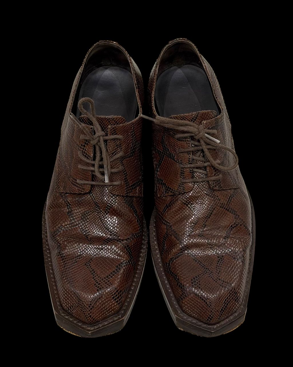 MARTINE ROSE FW21 PYTHON CHISEL DERBY