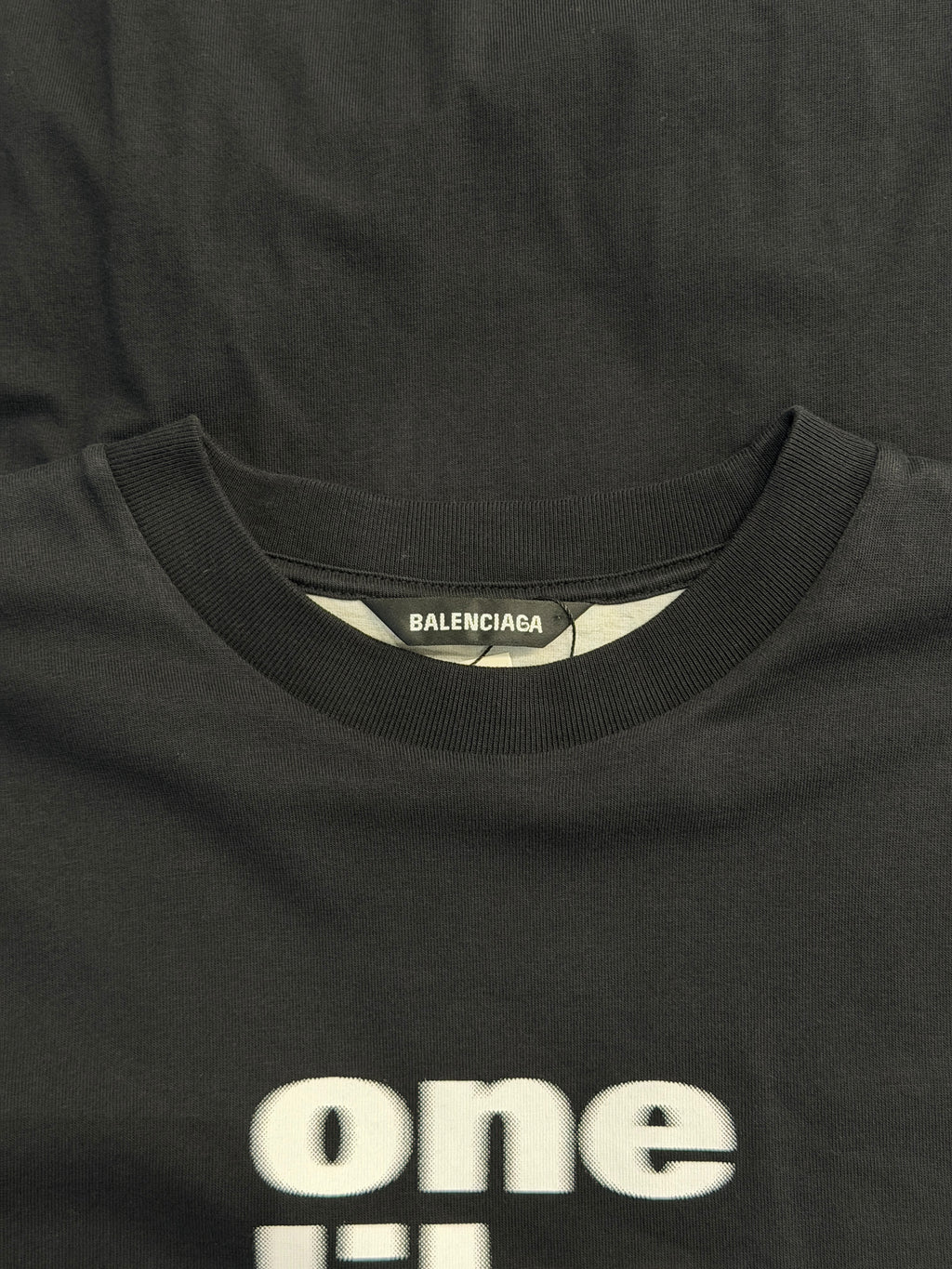 BALENCIAGA FW20 ONE LIKE TWO LAYERED TEE