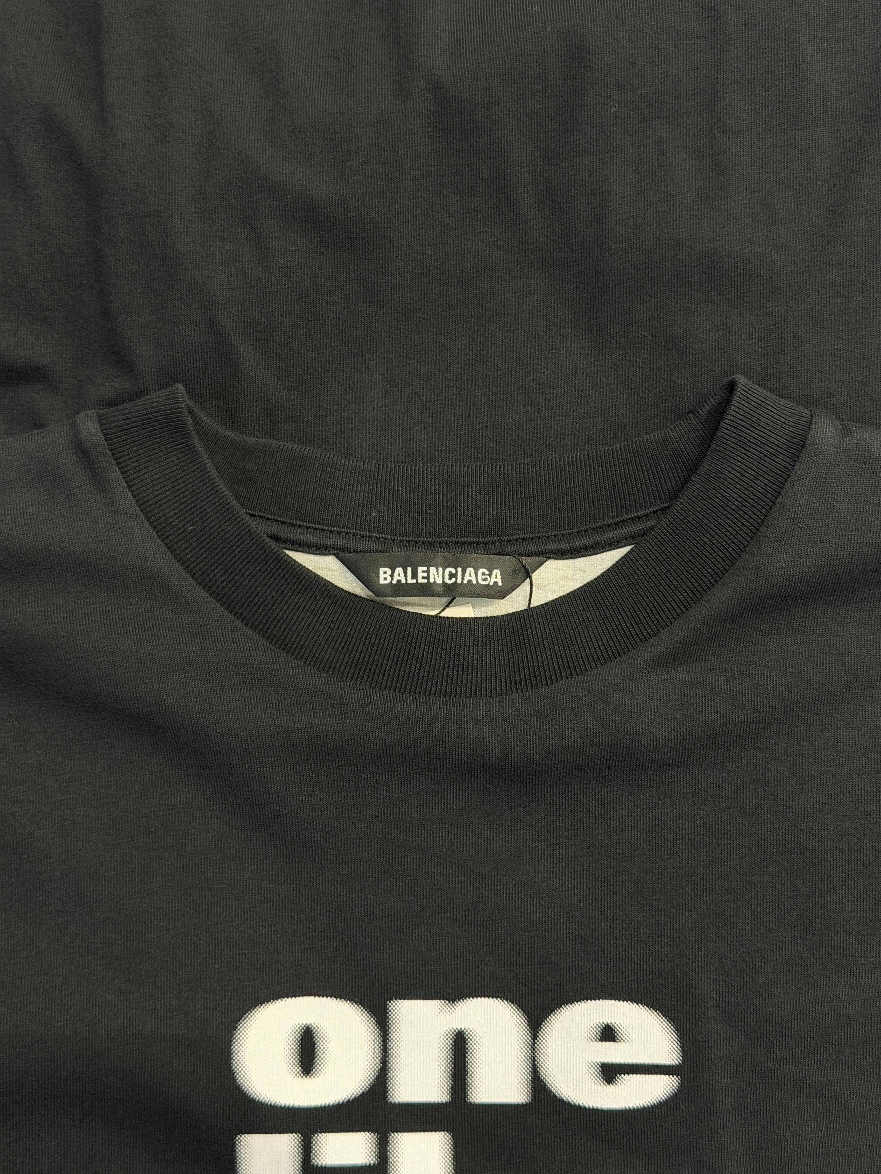 BALENCIAGA FW20 ONE LIKE TWO LAYERED TEE