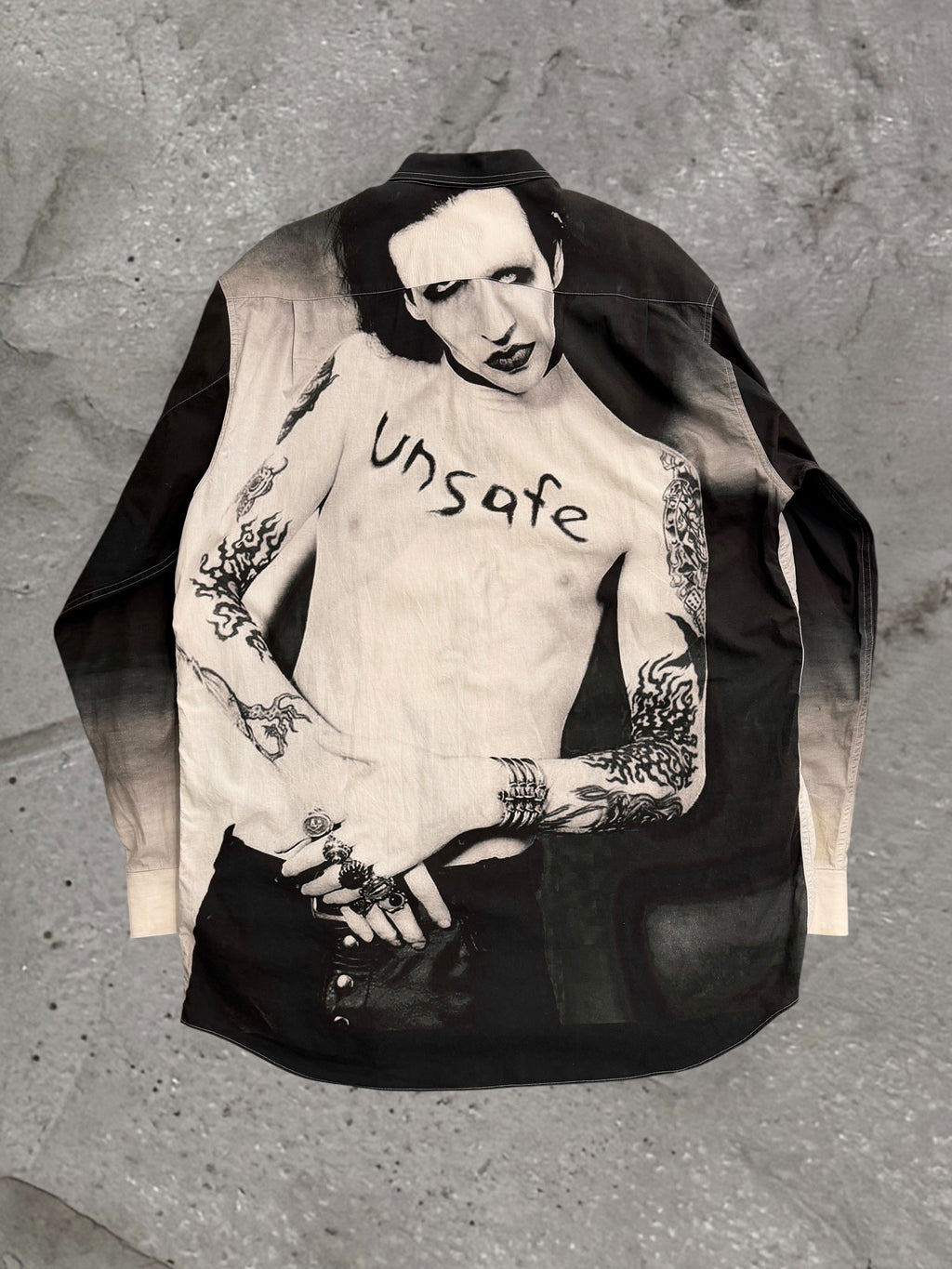 VETEMENTS FW18 MARILYN MANSON SHIRT