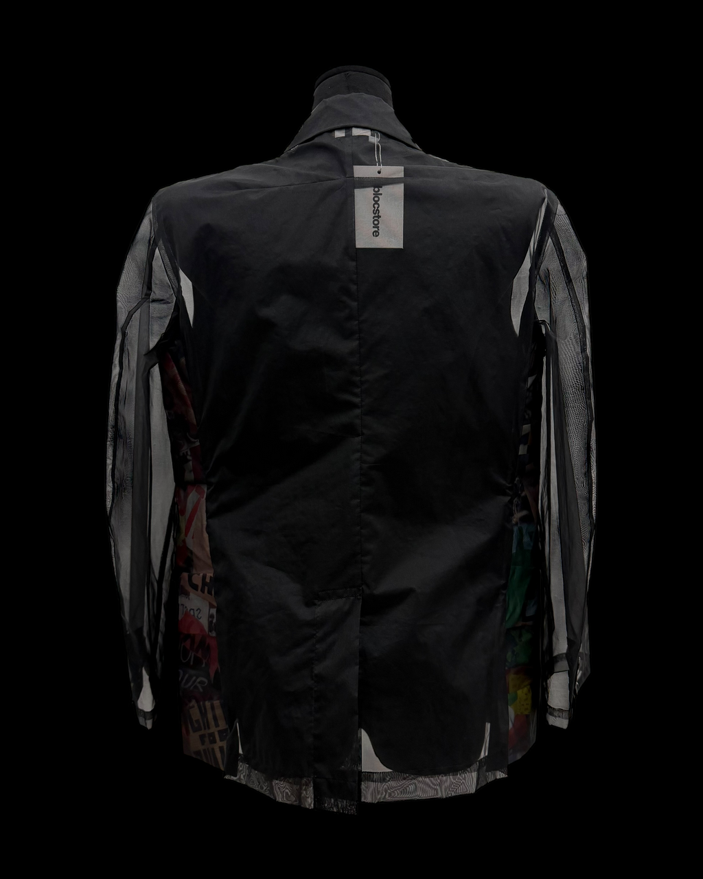 COMME DES GARCONS SS25 PROTEST SHEER JACKET