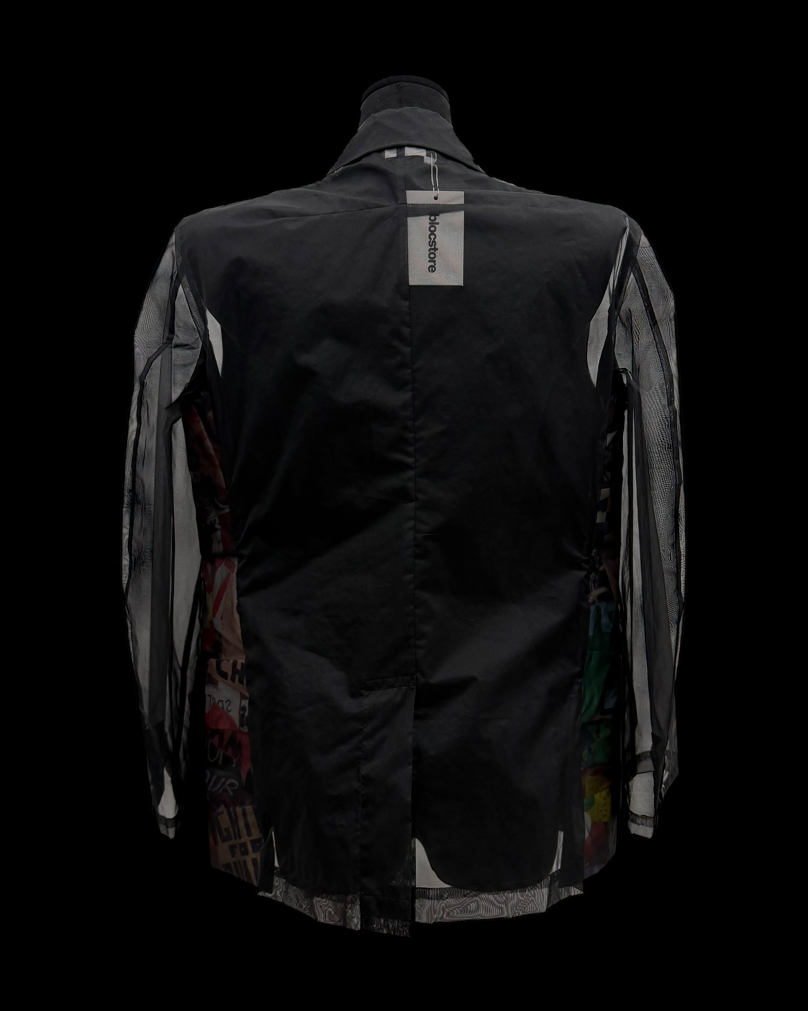 COMME DES GARCONS SS25 PROTEST SHEER JACKET