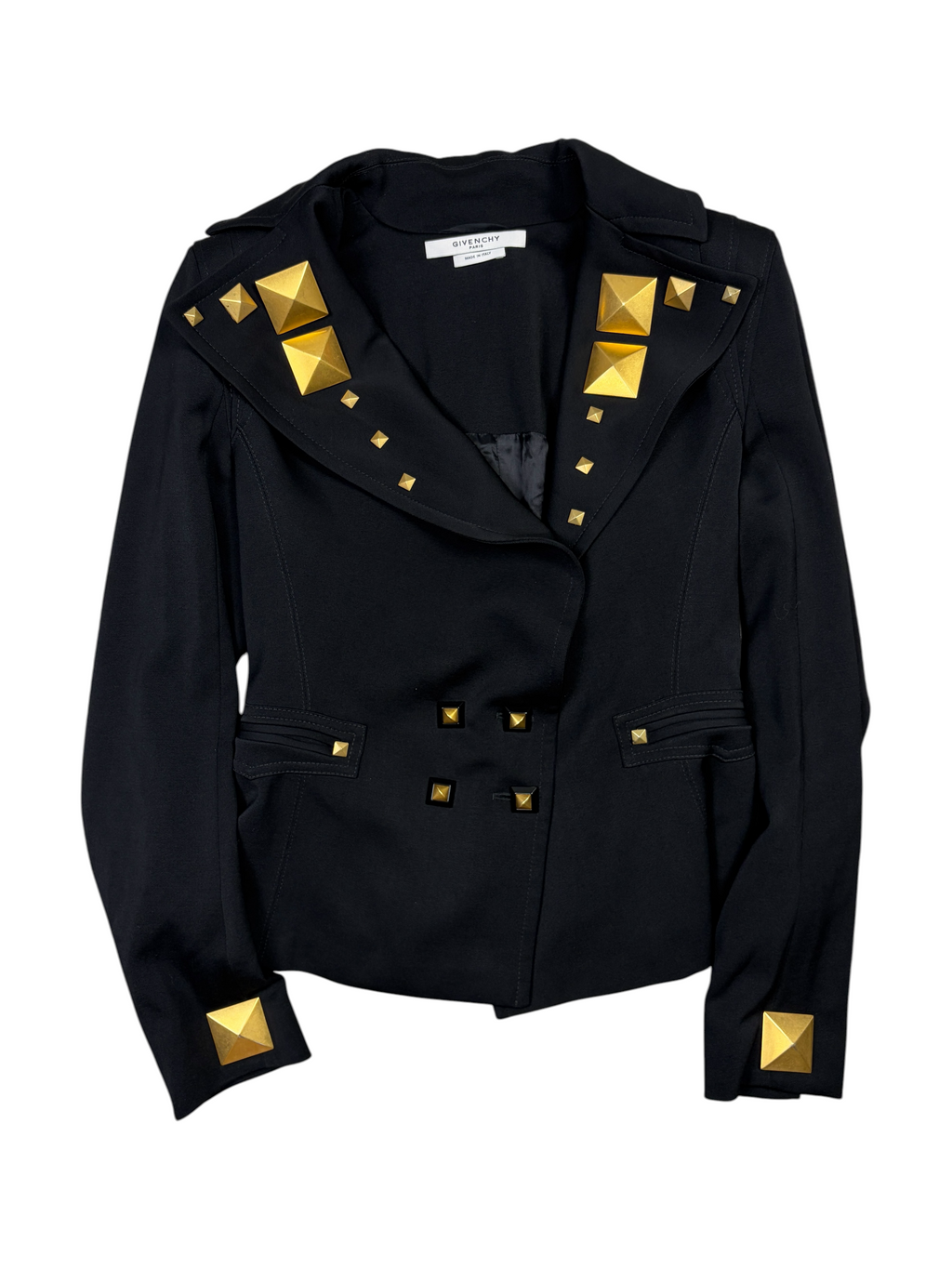 GIVENCHY FW07 GOLD STUDDED BLAZER