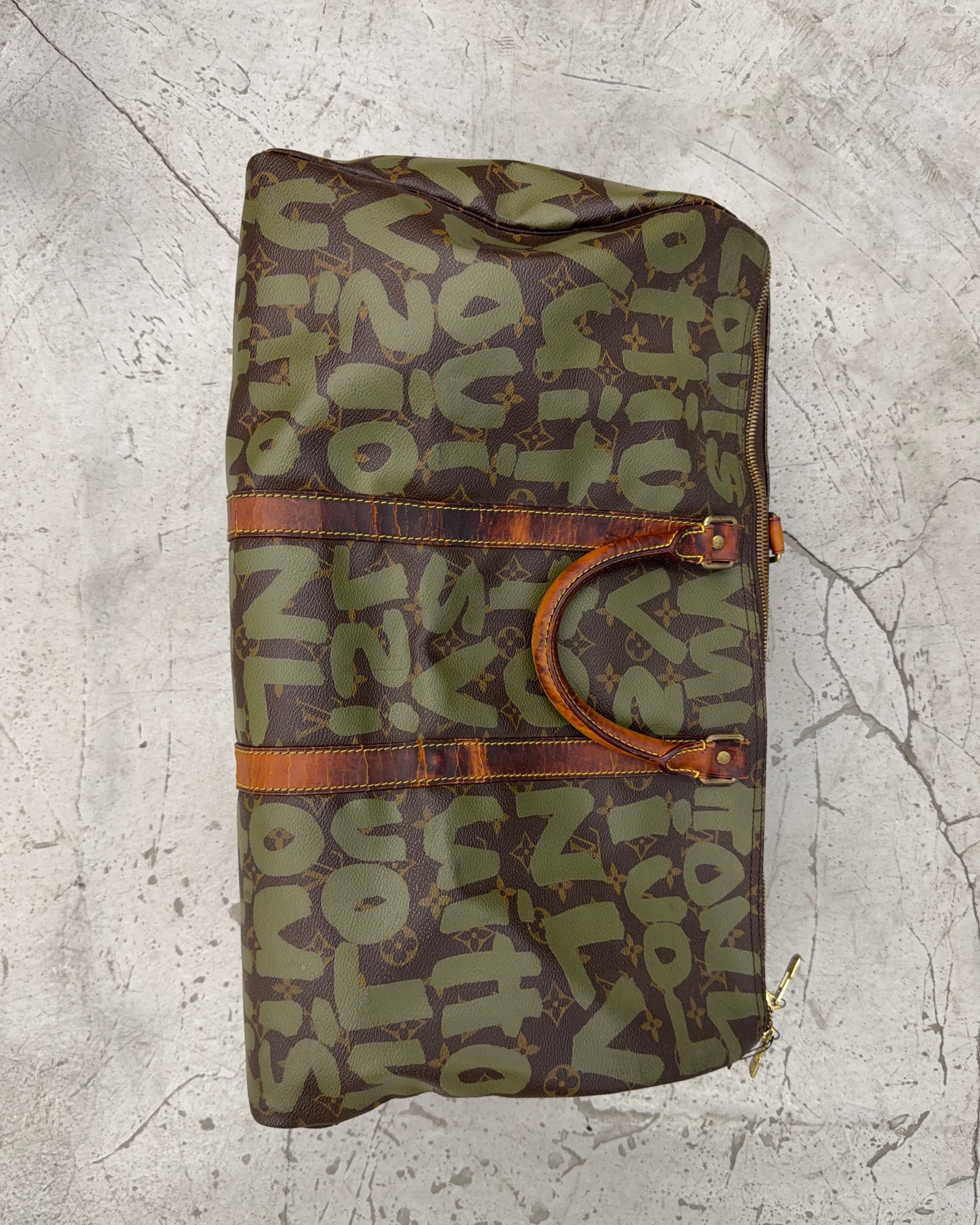 LOUIS VUITTON X STEPHEN SPOUSE SS01 KEEPALL 50 BAG