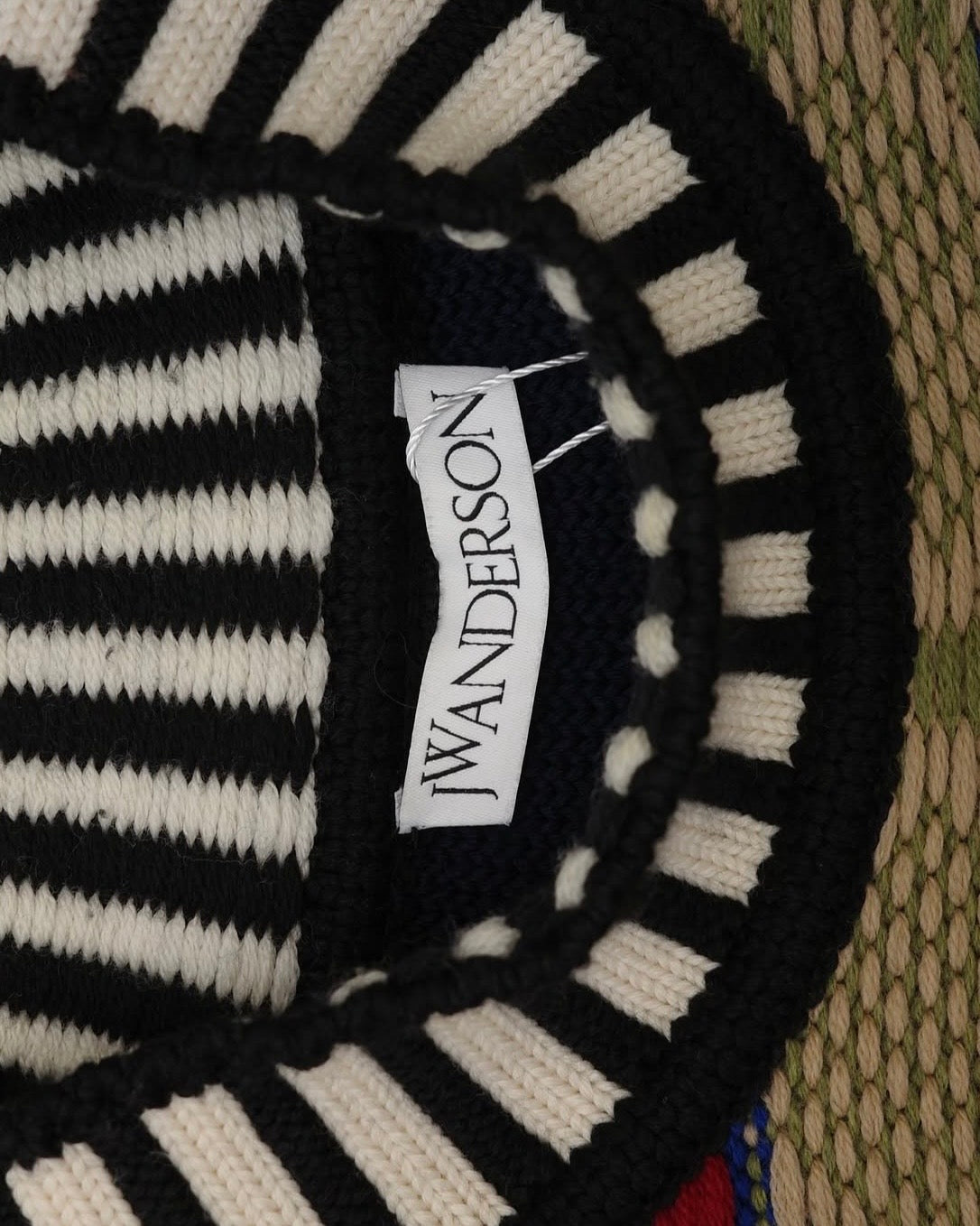 JW ANDERSON FW18 FAIR ISLE LOGO SWEATER