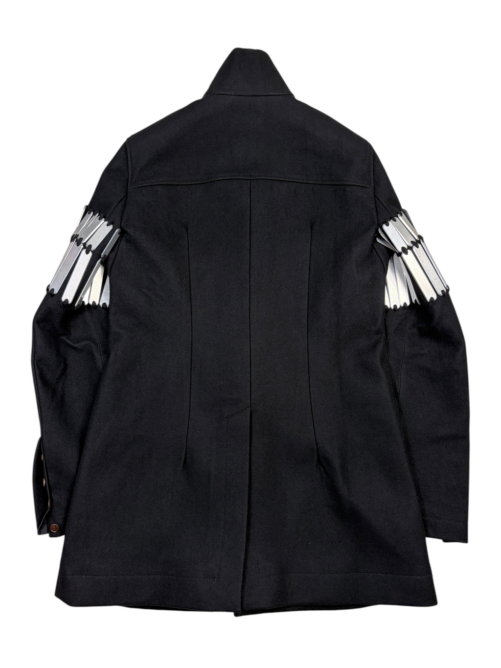RICK OWENS FW11 "LIMO" METAL PLATE WOOL COAT