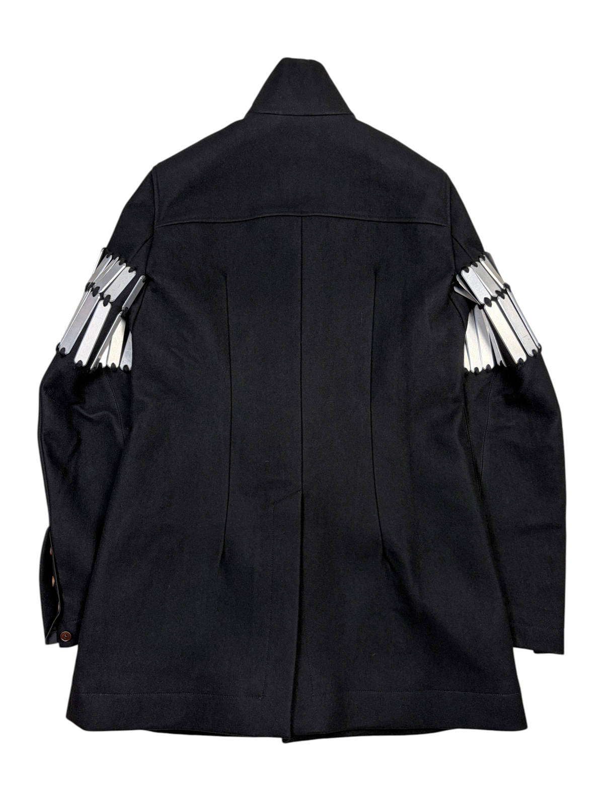 RICK OWENS FW11 "LIMO" METAL PLATE WOOL COAT