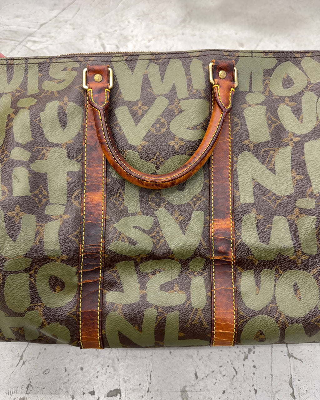LOUIS VUITTON X STEPHEN SPOUSE SS01 KEEPALL 50 BAG