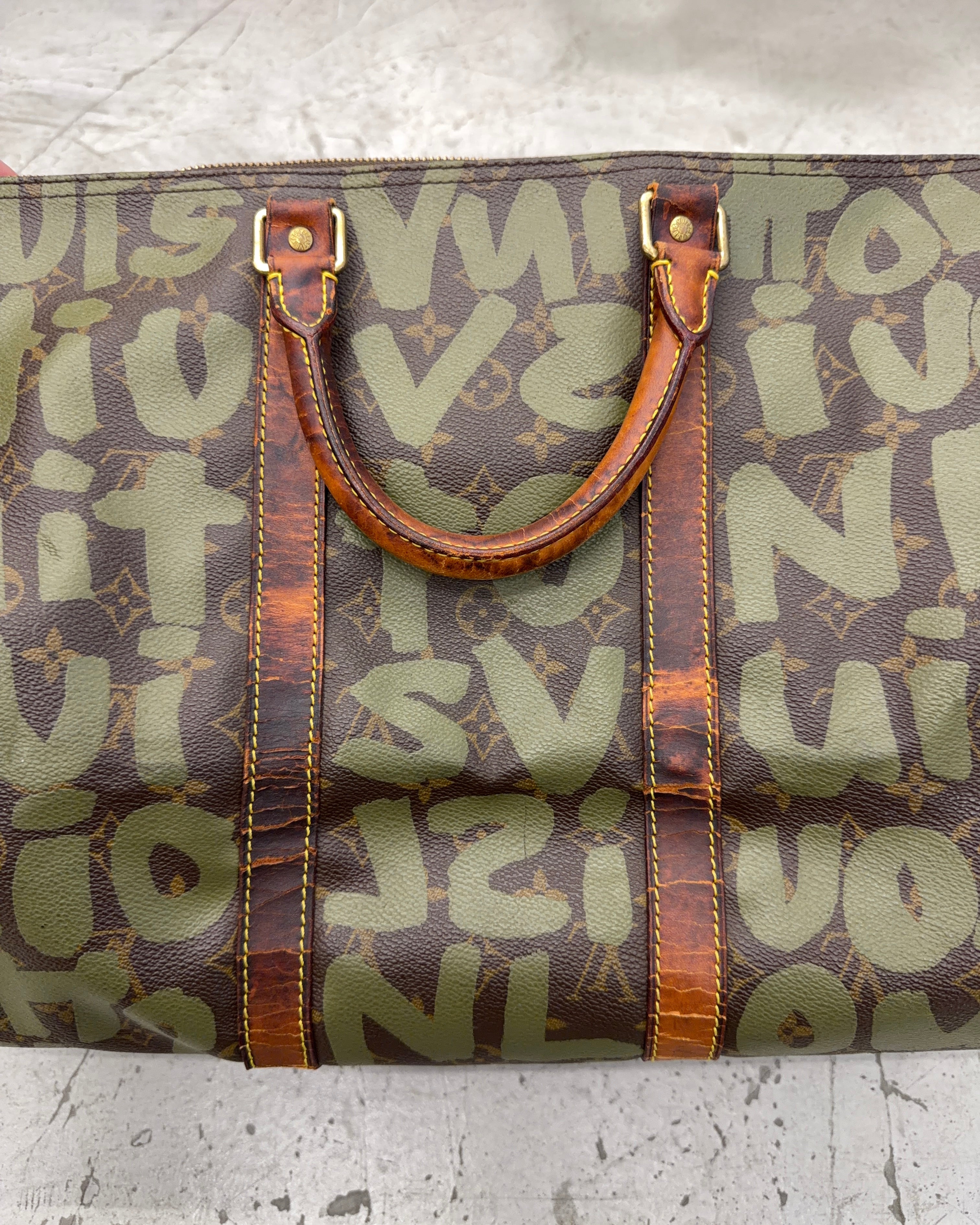 LOUIS VUITTON X STEPHEN SPOUSE SS01 KEEPALL 50 BAG