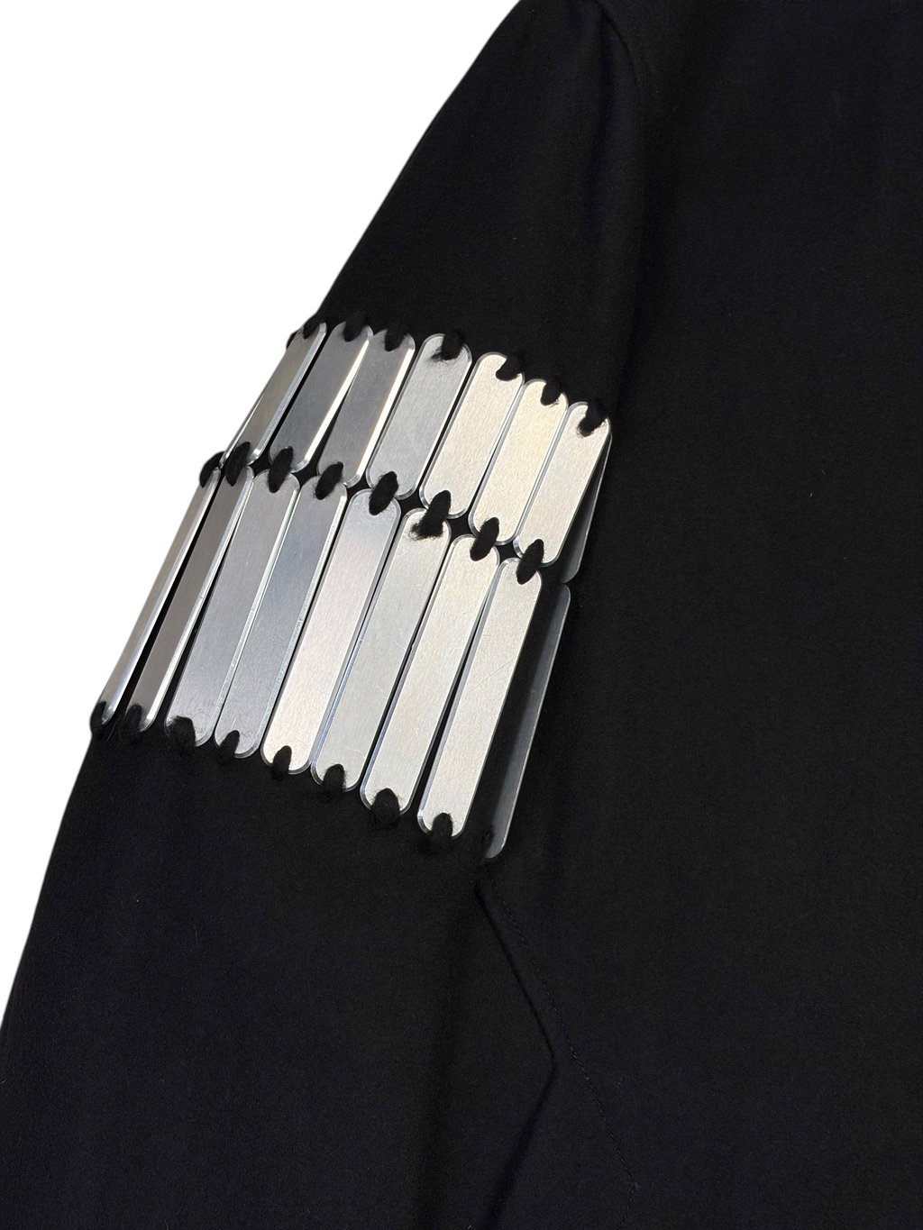 RICK OWENS FW11 "LIMO" METAL PLATE WOOL COAT