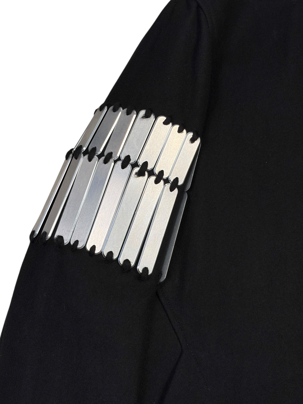 RICK OWENS FW11 "LIMO" METAL PLATE WOOL COAT