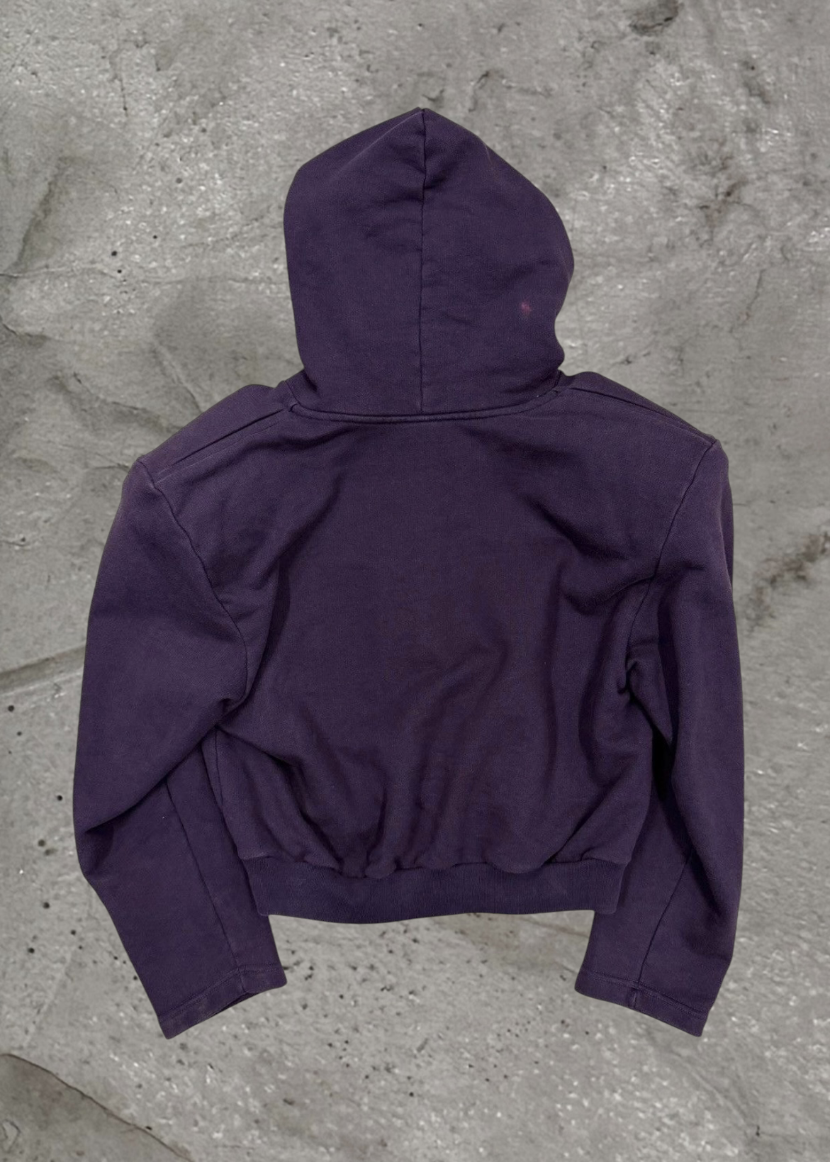 VETEMENTS AW16 SEXUAL FANTASIES CROPPED FOOTBALL SHOULDER HOODIE