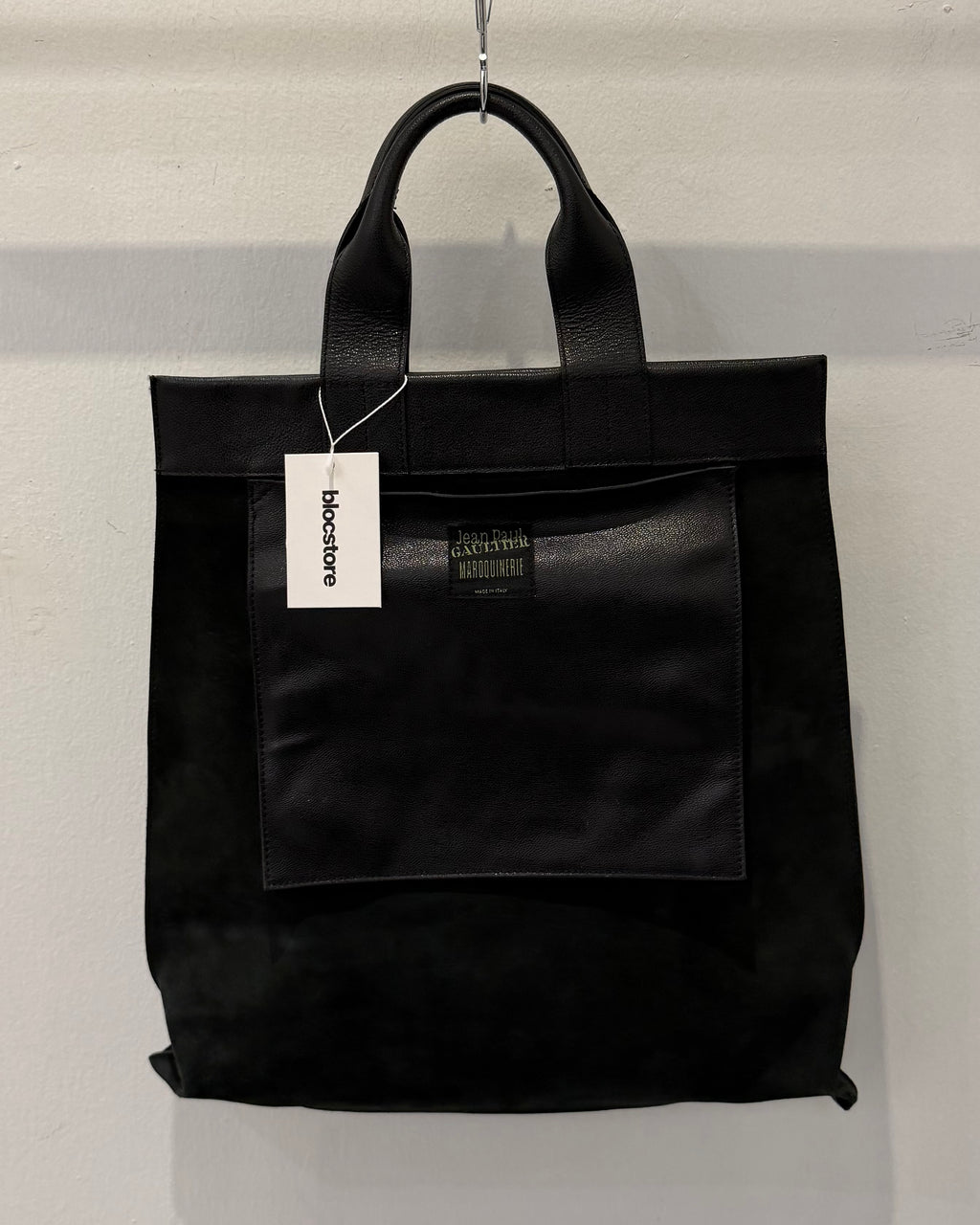 JEAN PAUL GAULTIER MAROQUINERIE LEATHER TOTE BAG