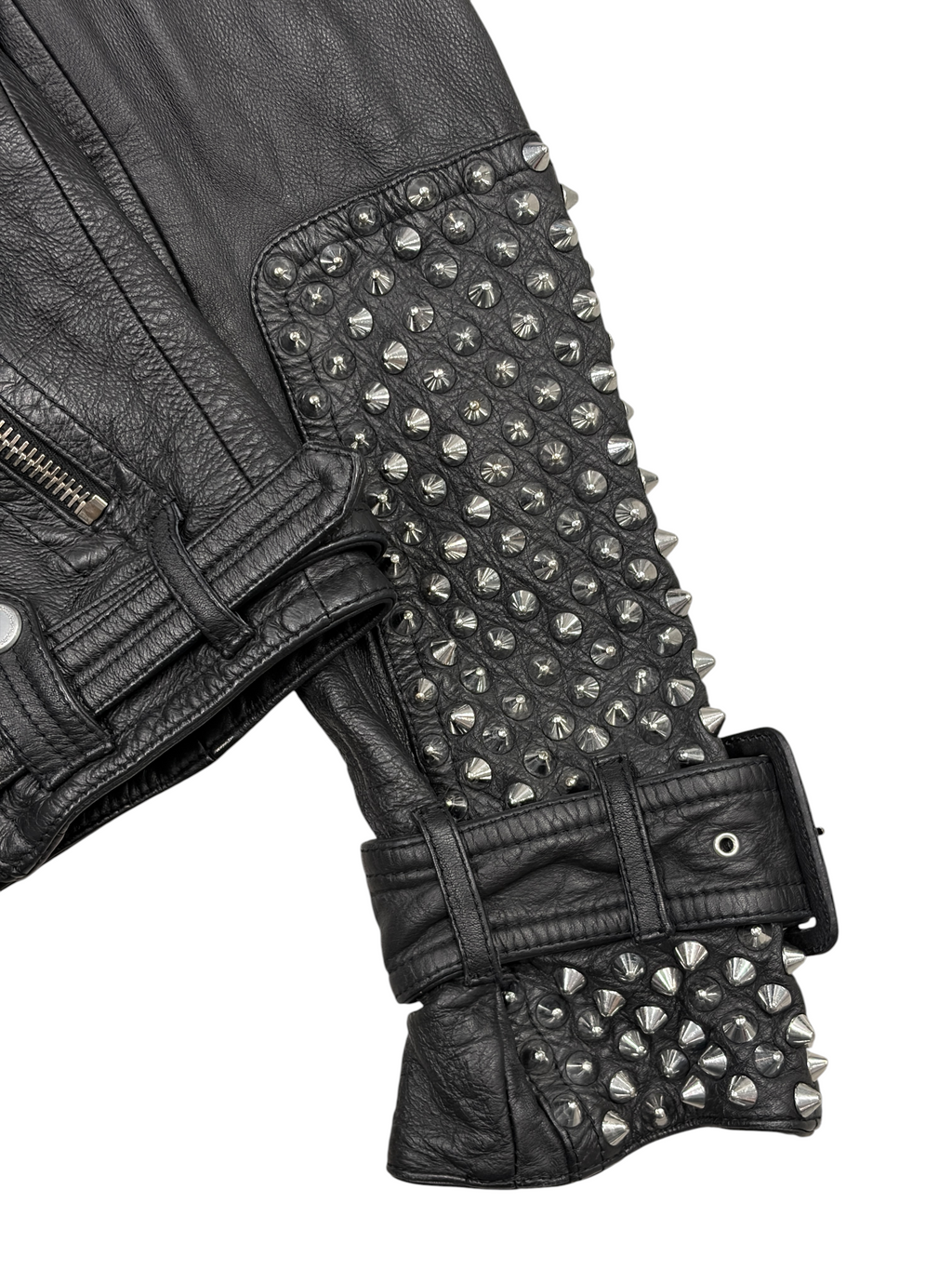BURBERRY PRORSUM SS11 SPIKED BIKER JACKET