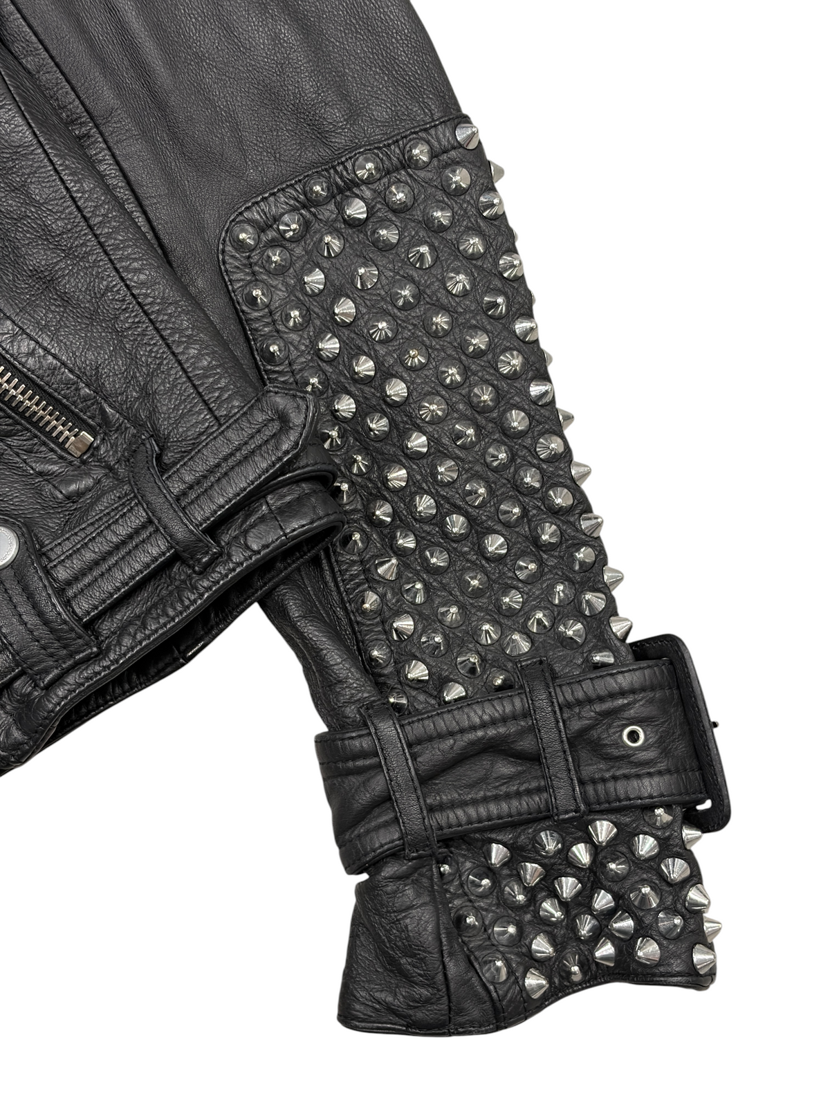 BURBERRY PRORSUM SS11 SPIKED BIKER JACKET