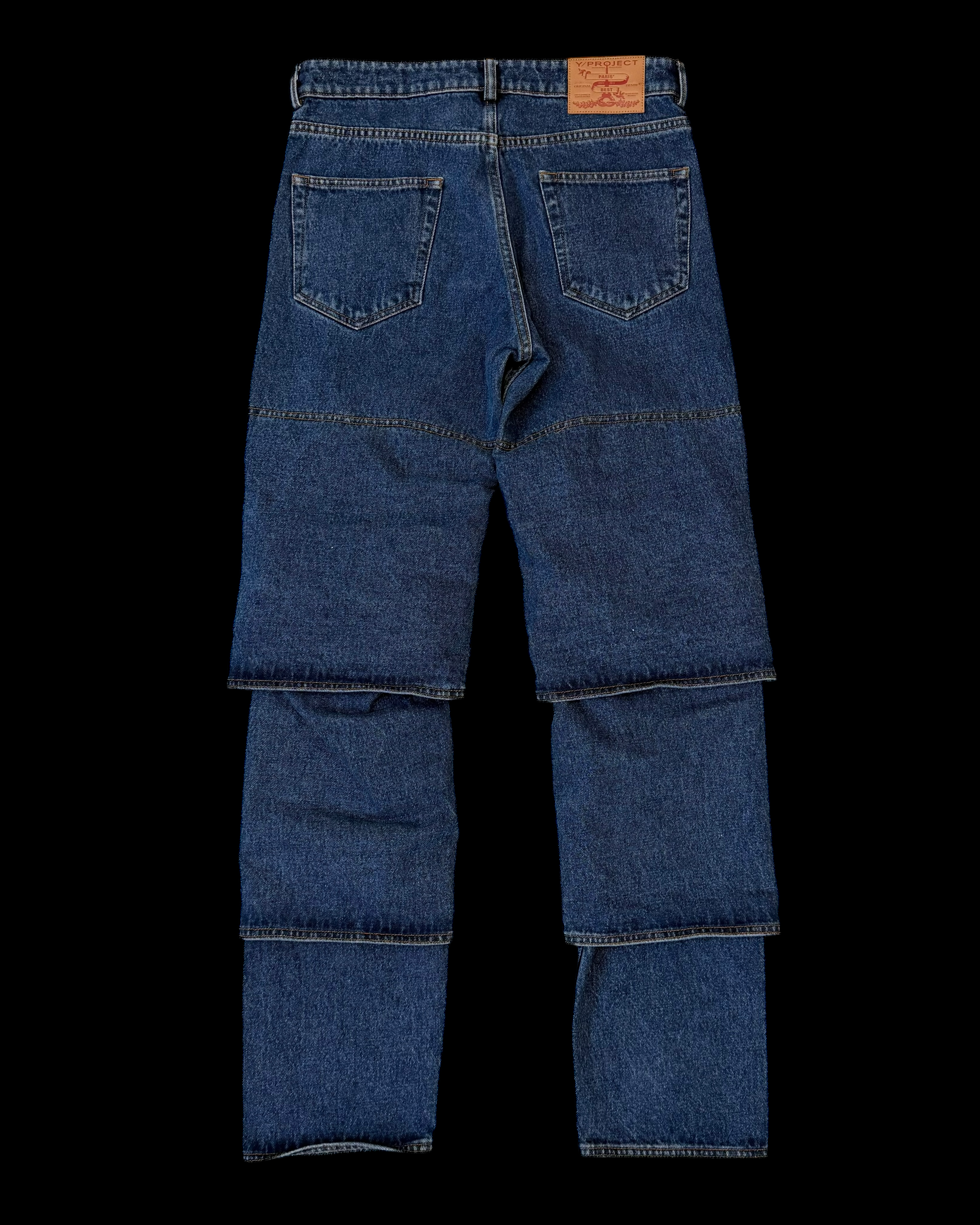 Y/PROJECT MULTI CUFF JEANS